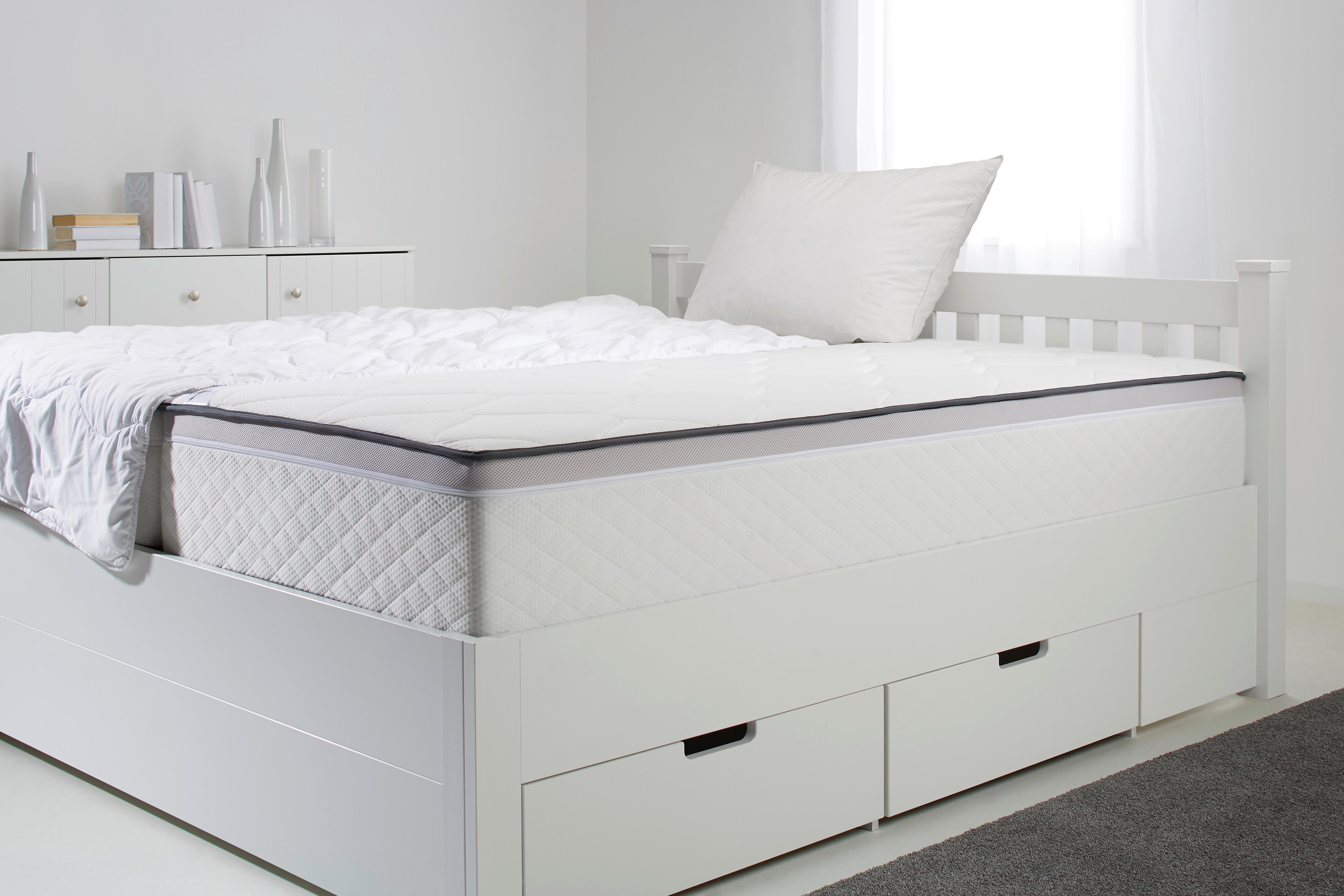 Vzmetnica Boxspring Prestige Gold, 90x200 Cm - bela, tekstil (90/200cm) - Premium Living