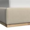 STOPPAD SÄNG FRIDA - beige/svart, Modern, metall/trä (180/200cm) - Bessagi Home