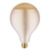 Led-sijalka 11537a - oranžna/barve medenine, Basics, kovina/steklo (13/21cm) - Globo