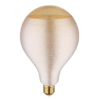 Led-sijalka 11537a - oranžna/barve medenine, Basics, kovina/steklo (13/21cm) - Globo
