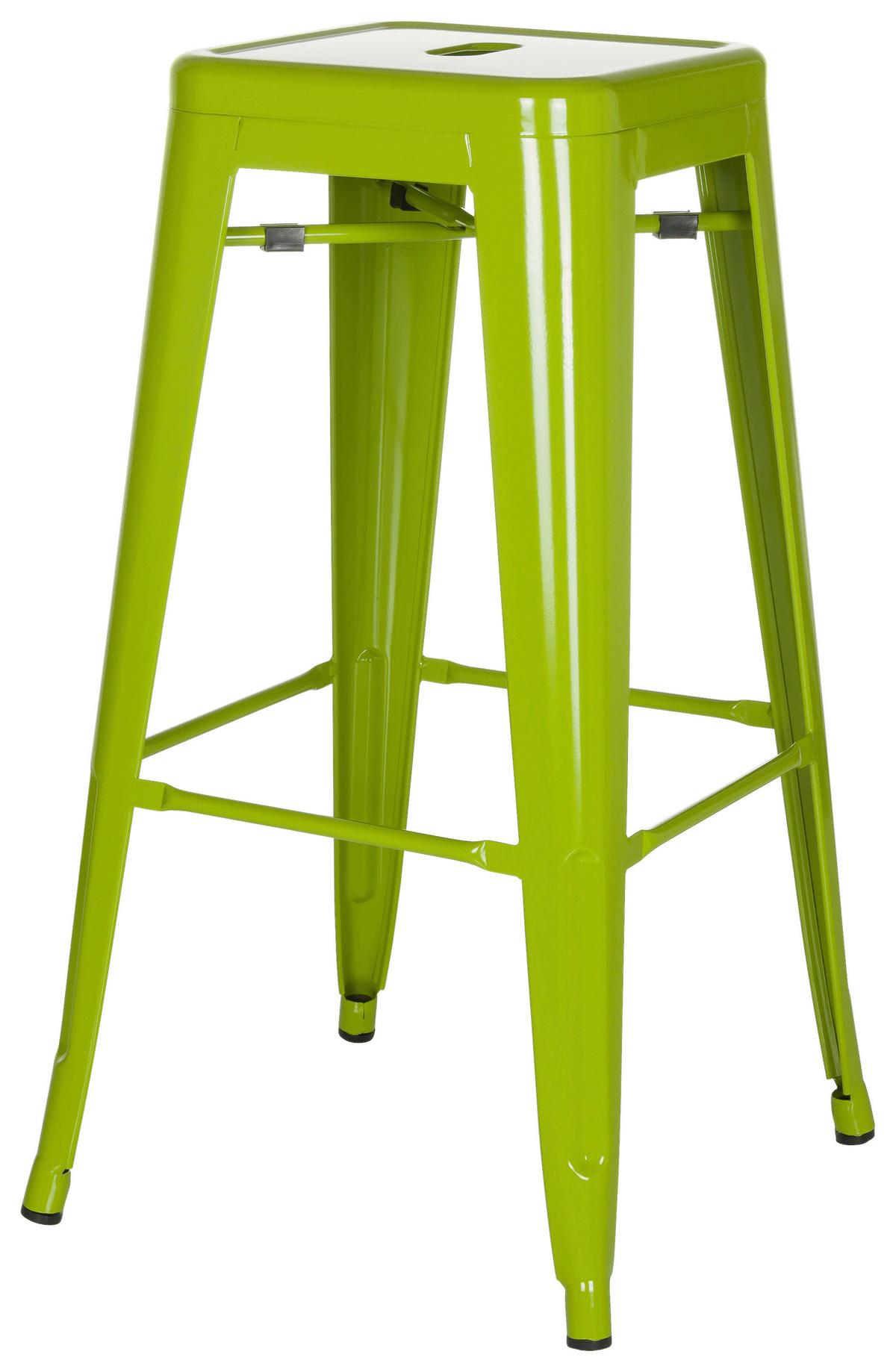 Barski Stol Vantaggio High, Zelena - zelena, Basics, kovina (44/77/44cm) - MID.YOU