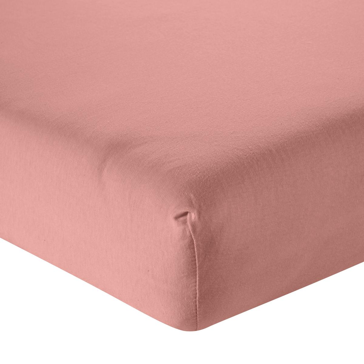 Cearșaf cu elastic Alma, cca. 140x200cm - roz, Konventionell, textil (140/200cm) - Mömax