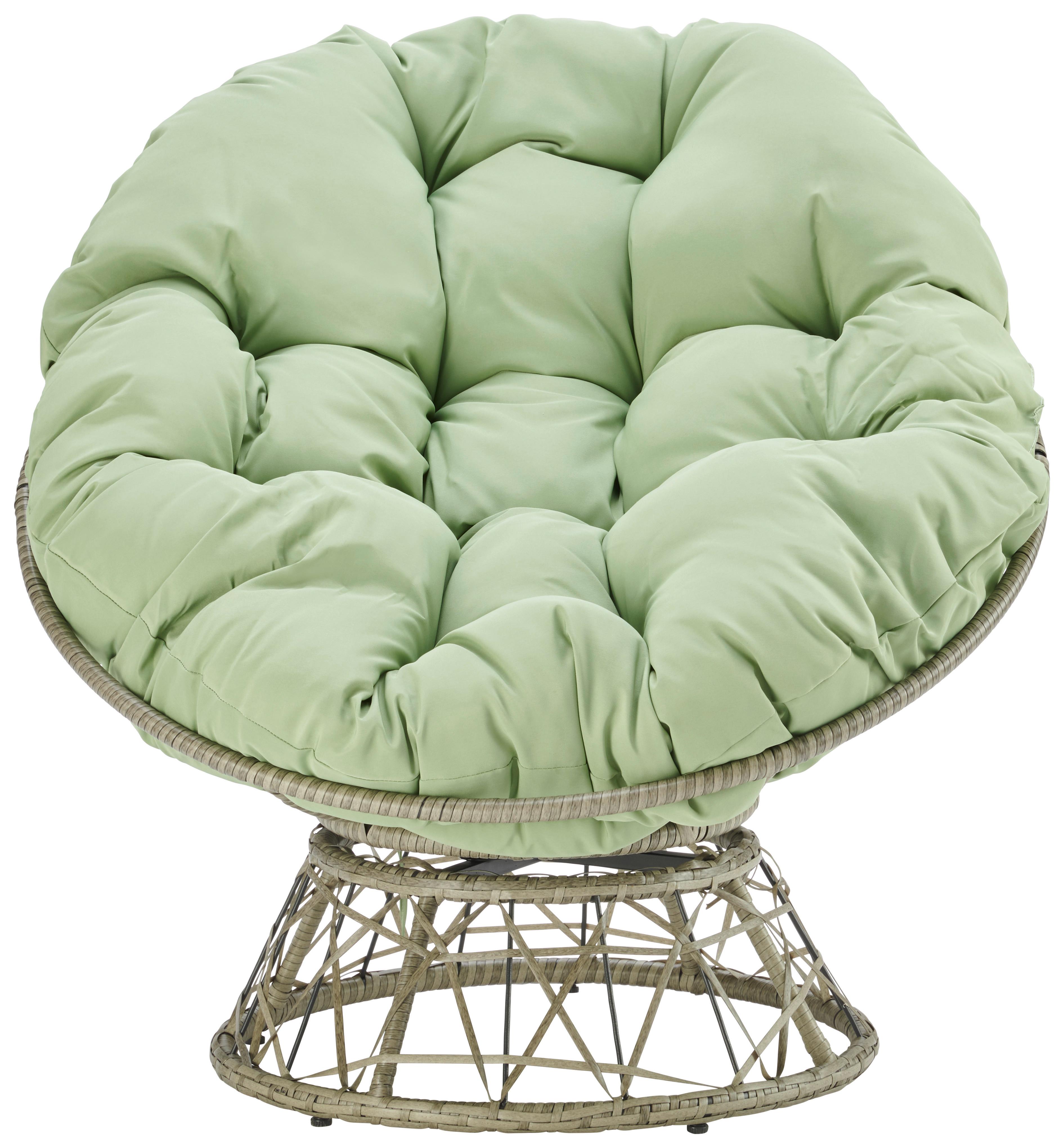 Scaun Altona - verde/gri, Modern, plastic/metal (96/90,5/76cm) - Mömax