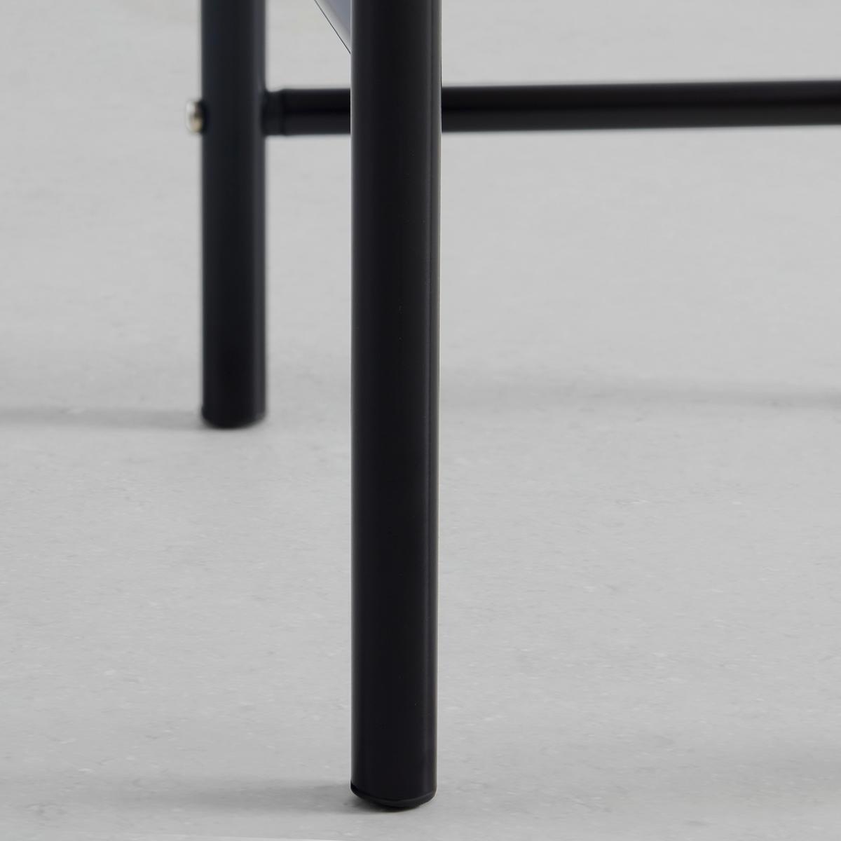 Kleiderständer in Schwarz/Eichefarben - Schwarz/Eiche San Remo, MODERN, Holzwerkstoff/Metall (46/109/46cm) - Mömax