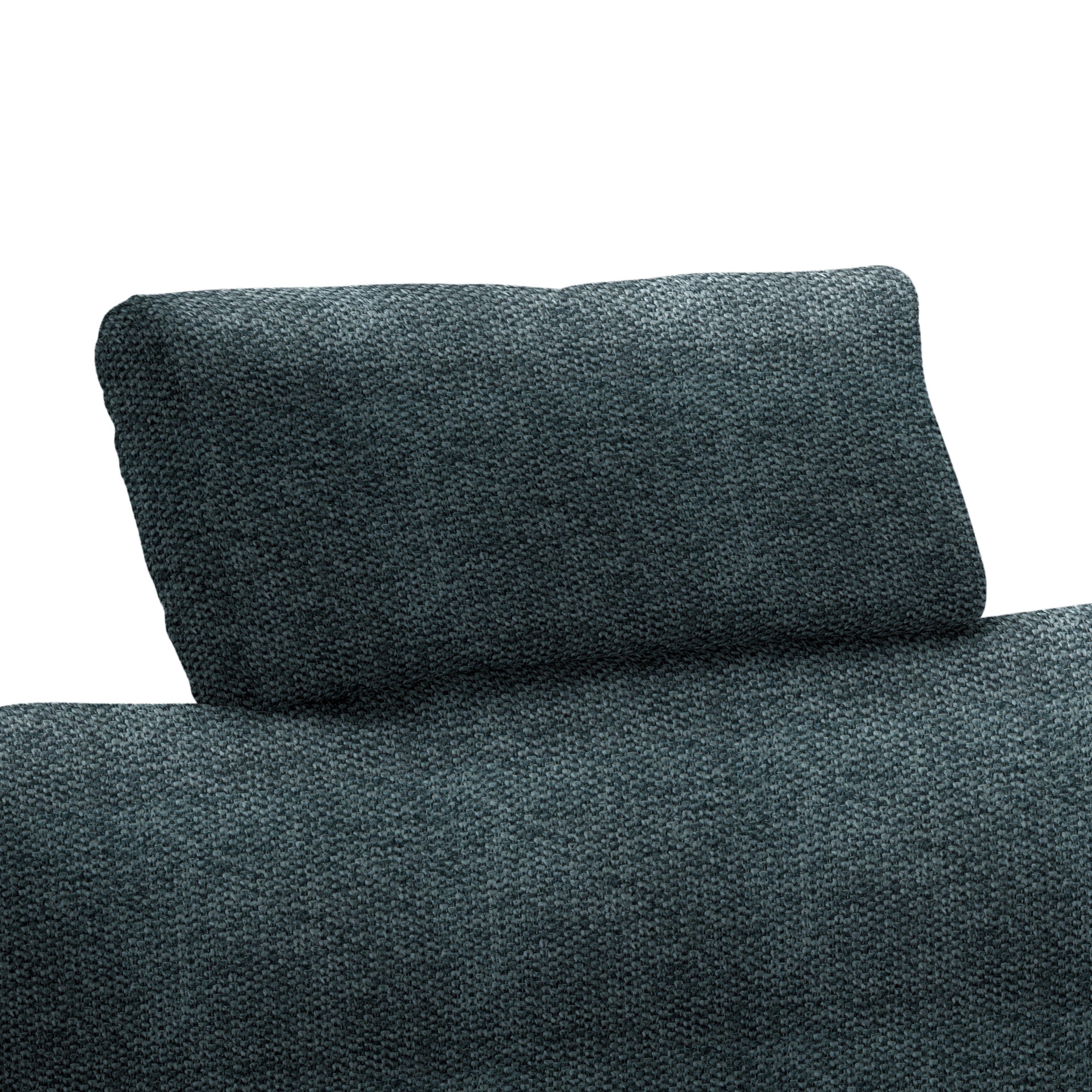 Tetiera Lille - petrol, Modern, textil (58/23/10cm) - Best Price
