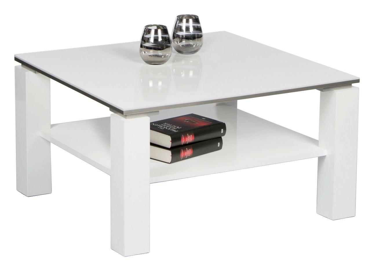 STOLIK KAWOWY ROMY MINI - biały, Design, materiał drewnopochodny (75/75/41cm) - MID.YOU