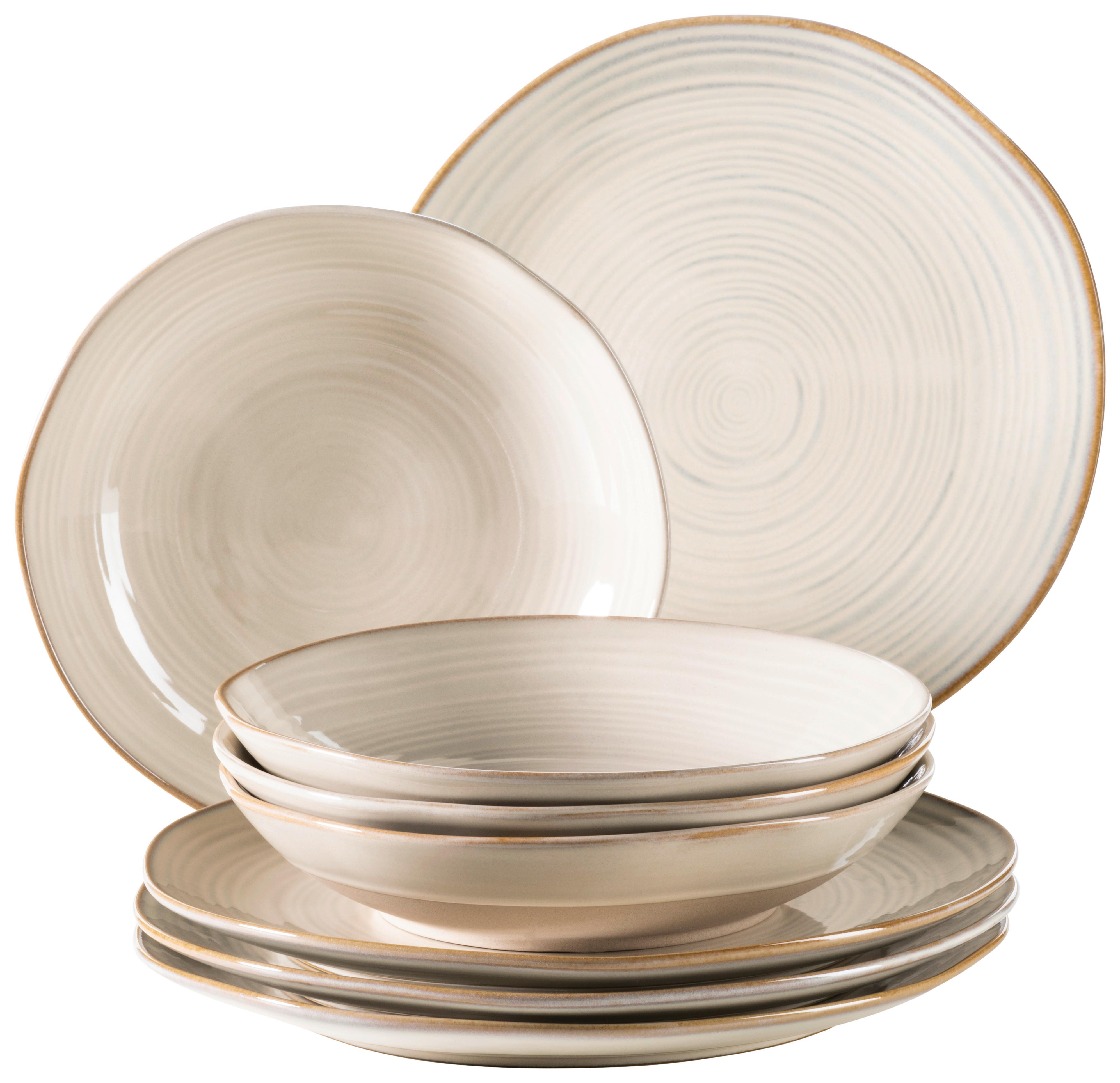 TAFELSERVICE NOTTINGHAM 8-TLG. BEIGE - Beige, Basics, Keramik - Mäser