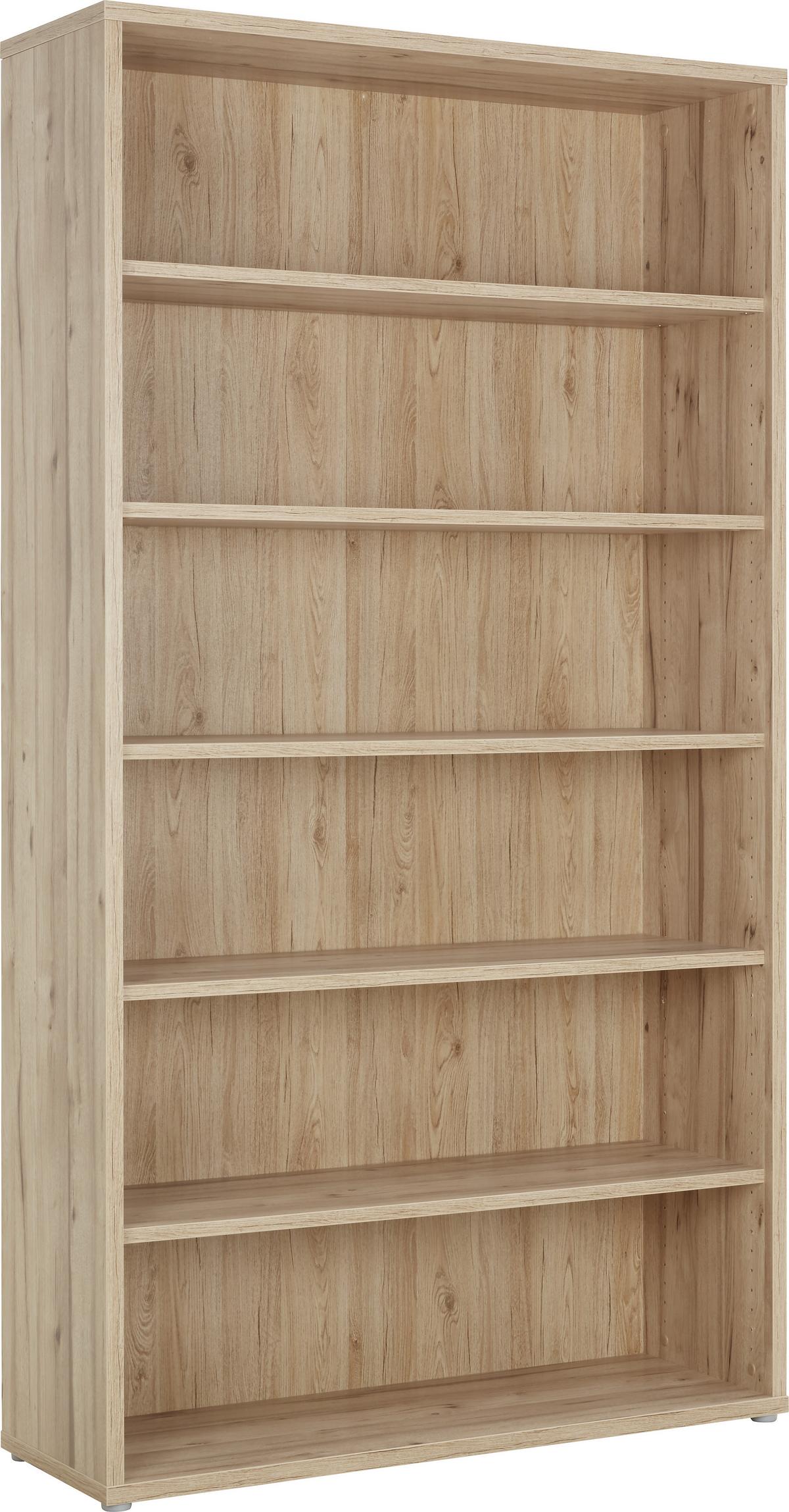Polica Ducato - boje hrasta, Moderno, drvni materijal/metal (120/217/40cm) - Premium Living