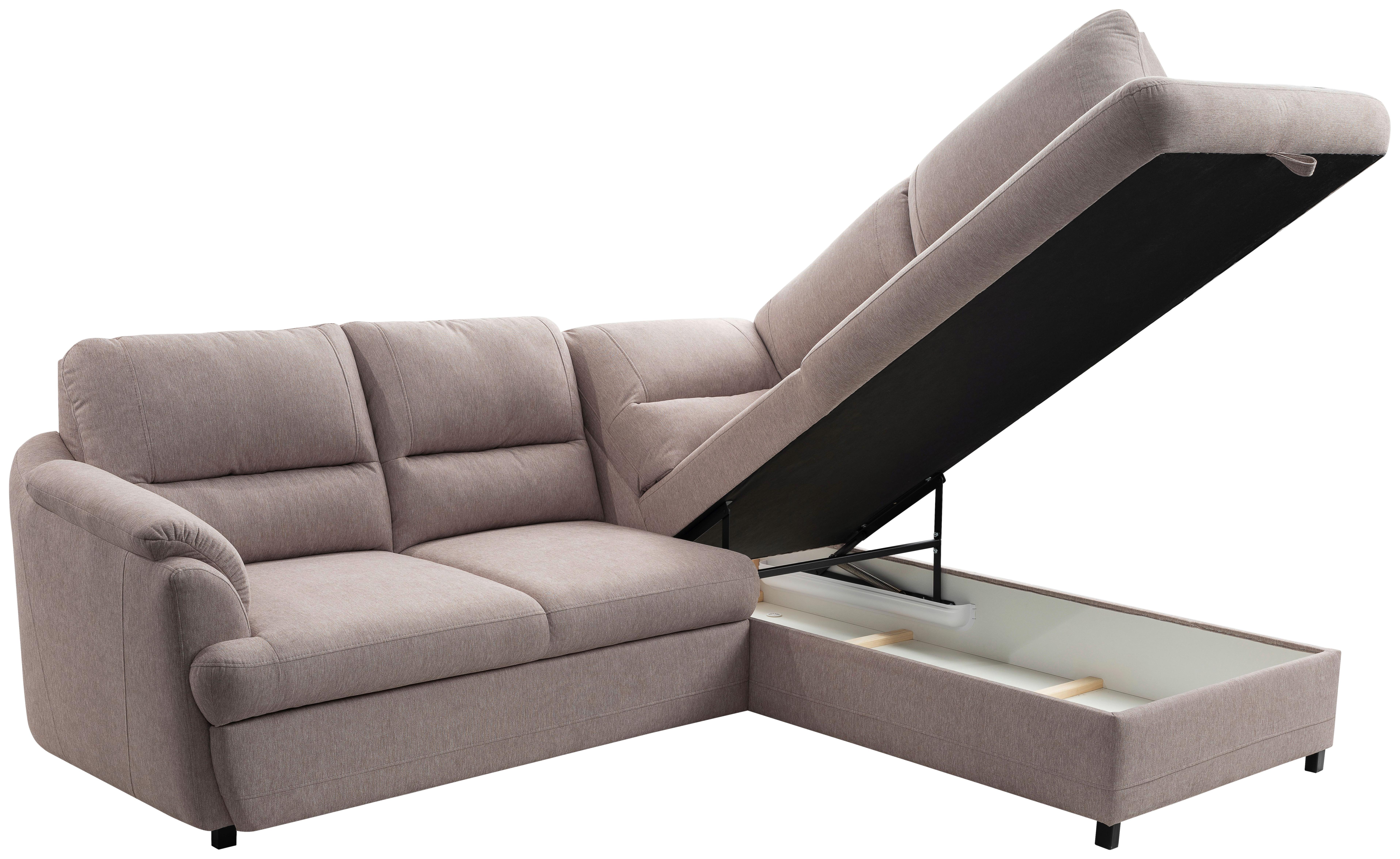 Canapea modulara GUSTO - grej, Basics, textil (240/200cm) - Modern Living