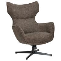 Fotelj Flavio, Sivorjava - črna/sivorjava, Moderno, kovina/tekstil (74/98/83cm) - Mömax