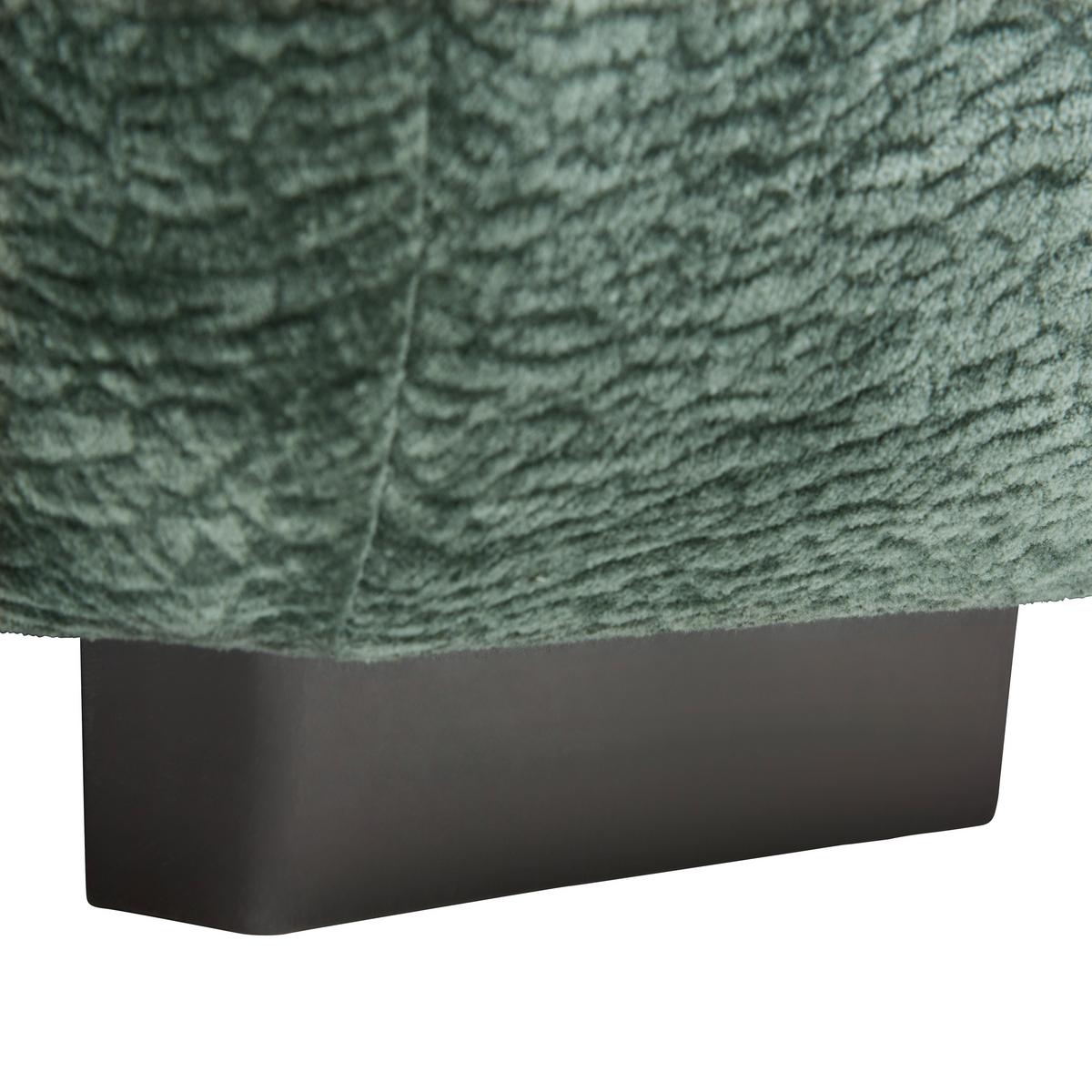 Wohnlandschaft Vivo Dunkelgrün - Dunkelgrün/Schwarz, MODERN, Kunststoff/Textil (317/63/179cm) - Based