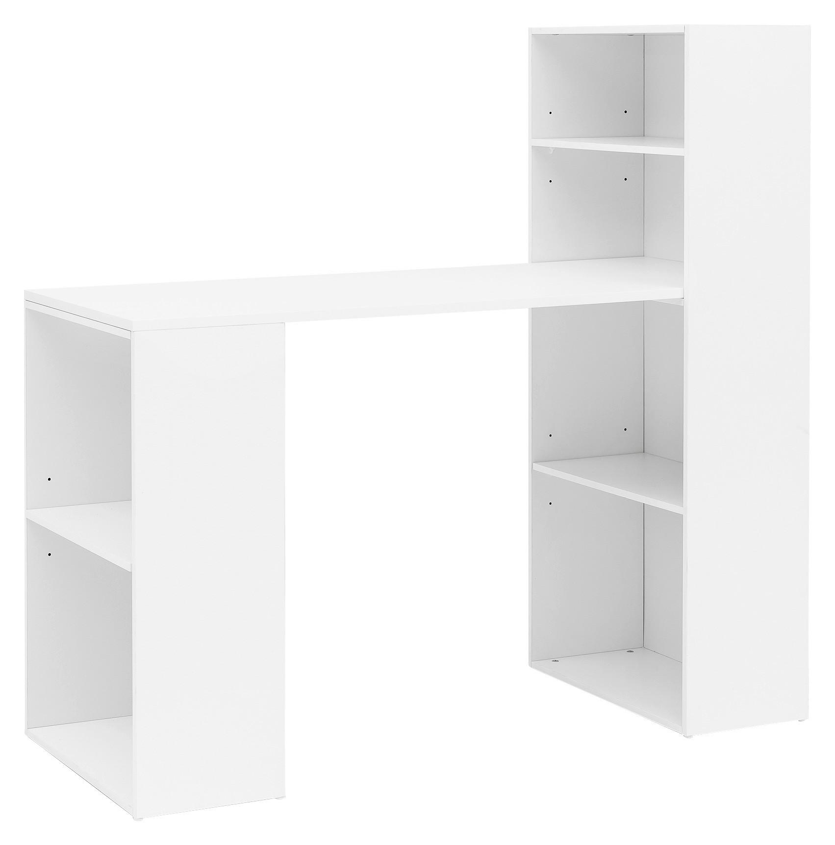 Pisalna Miza Computertisch - bela, Konvencionalno, leseni material (120/53/120cm) - MID.YOU