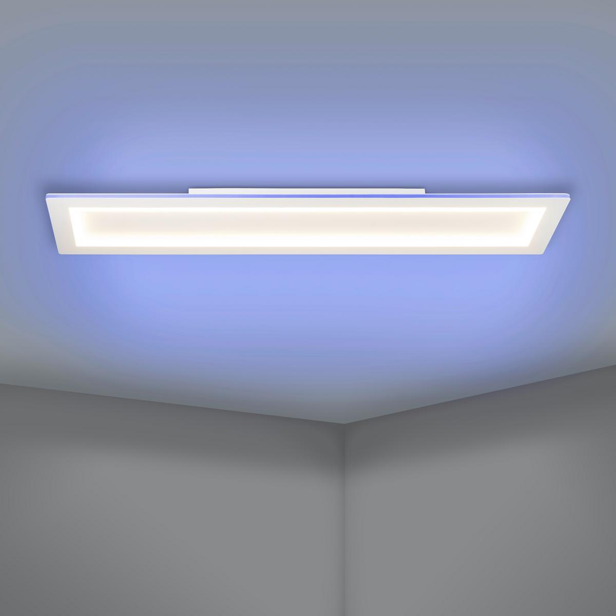 LAMPA SUFITOWA LED 900485* PADROGIANO - biały, Basics, tworzywo sztuczne/metal (120/30cm) - Eglo