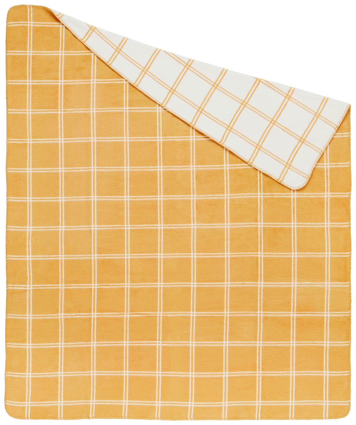 Takaró Karola - bézs/sárga, Romantik / Landhaus, textil (150/200cm) - Modern Living