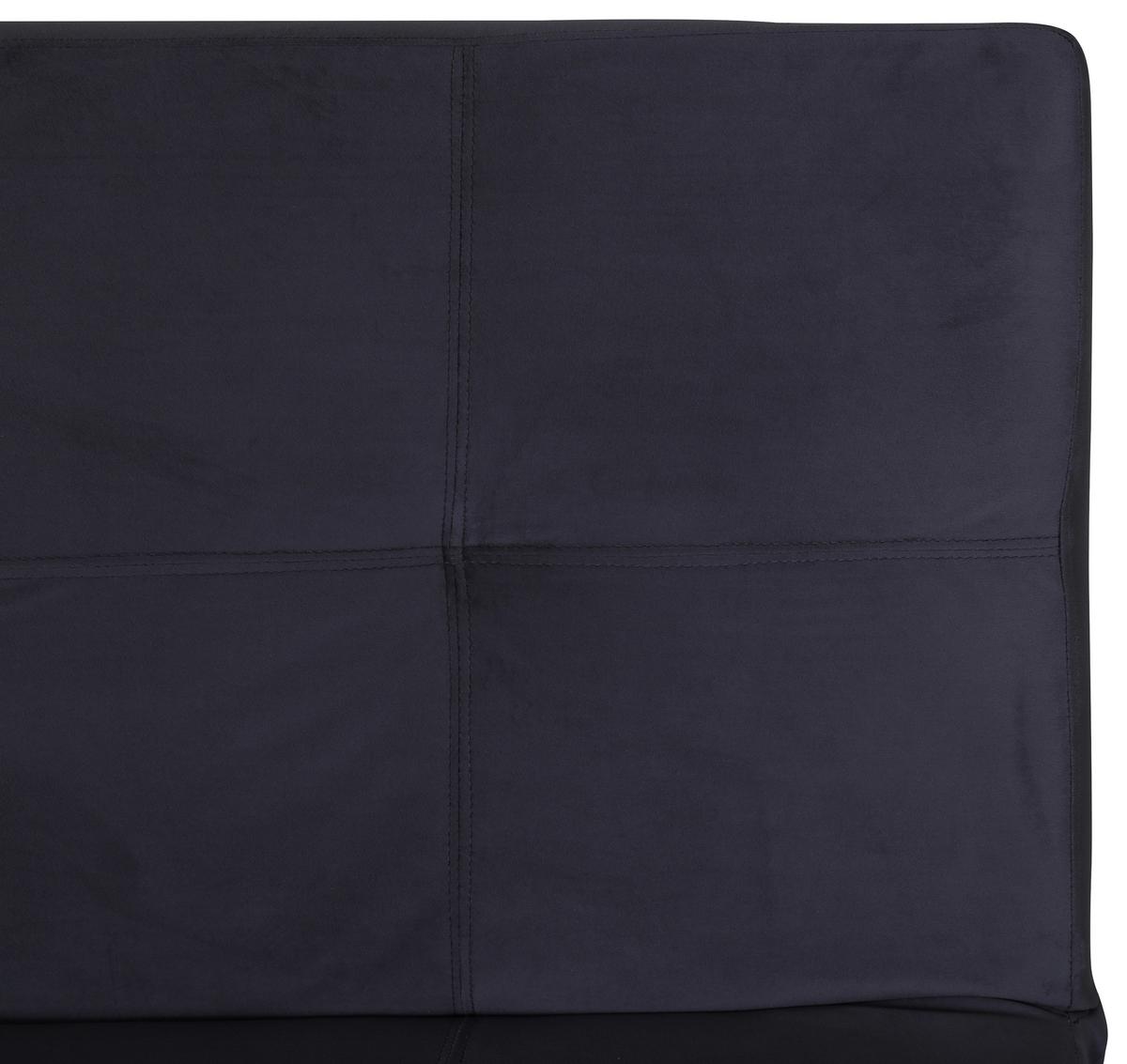 SCHLAFSOFA BODIL - Dunkelgrau, Design, Textil/Metall (180/80/55cm) - Livetastic