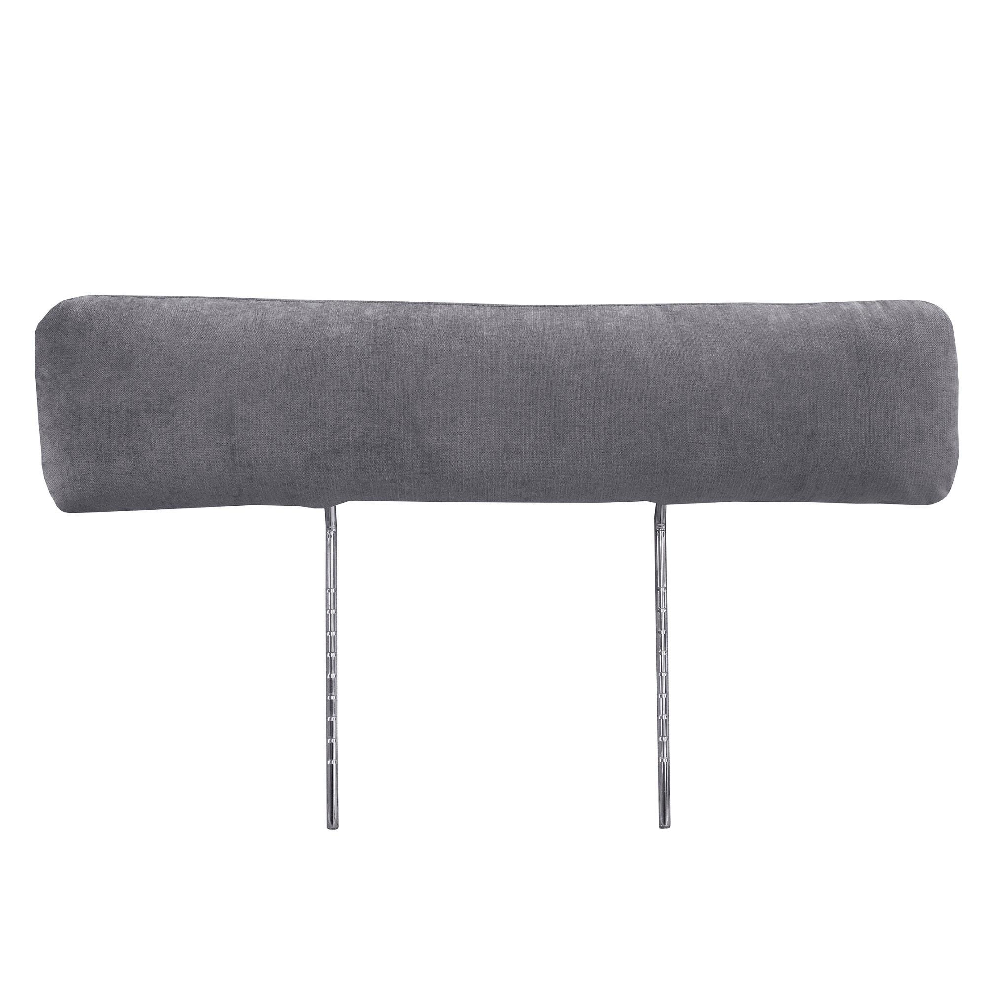 Fejtámla Baden - szürke, Design, textil/fém (82/20/15cm) - Premium Living