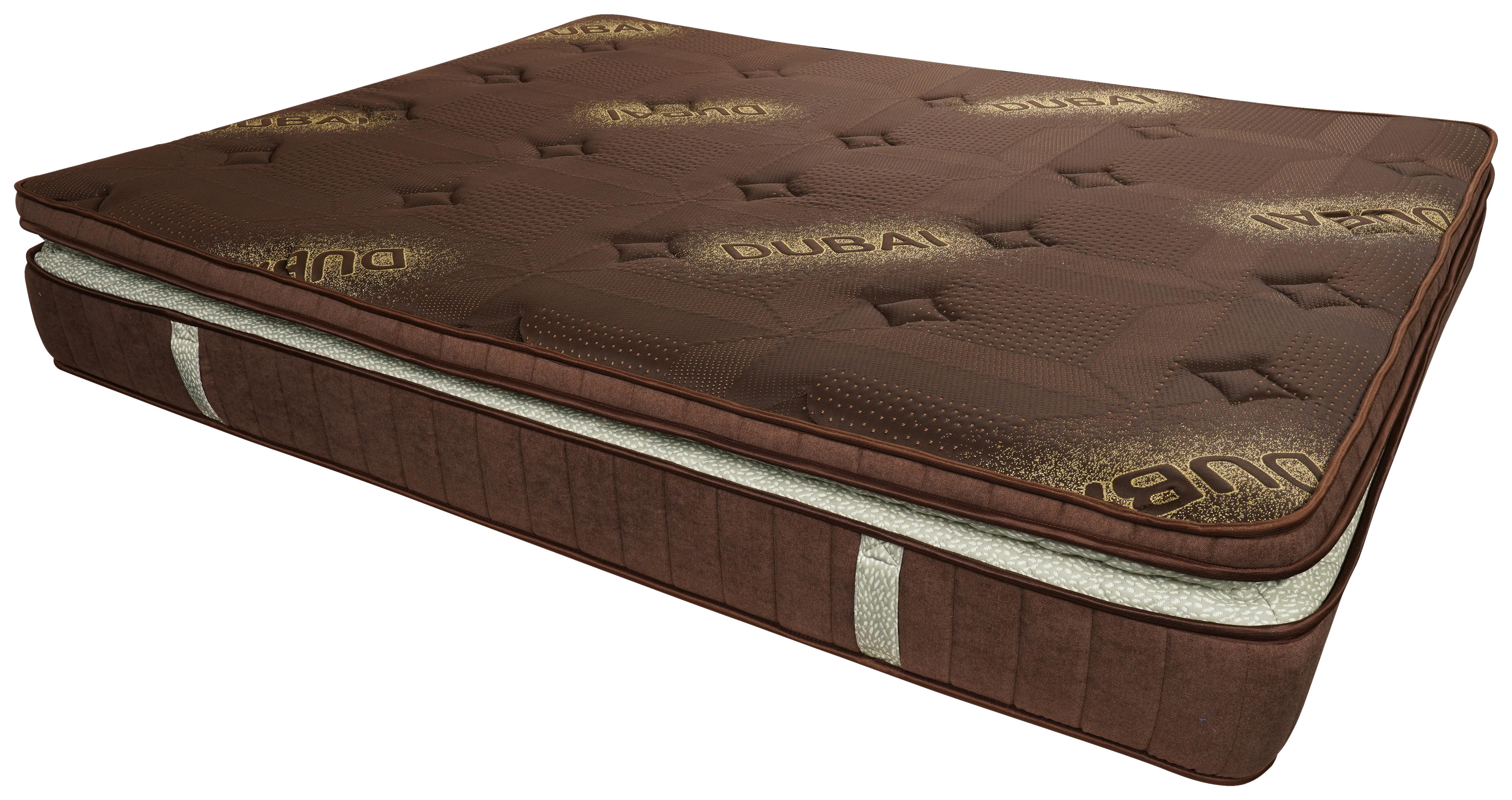 Matrac 90x200 Dubai Chocolate - barna, textil (90/200cm)