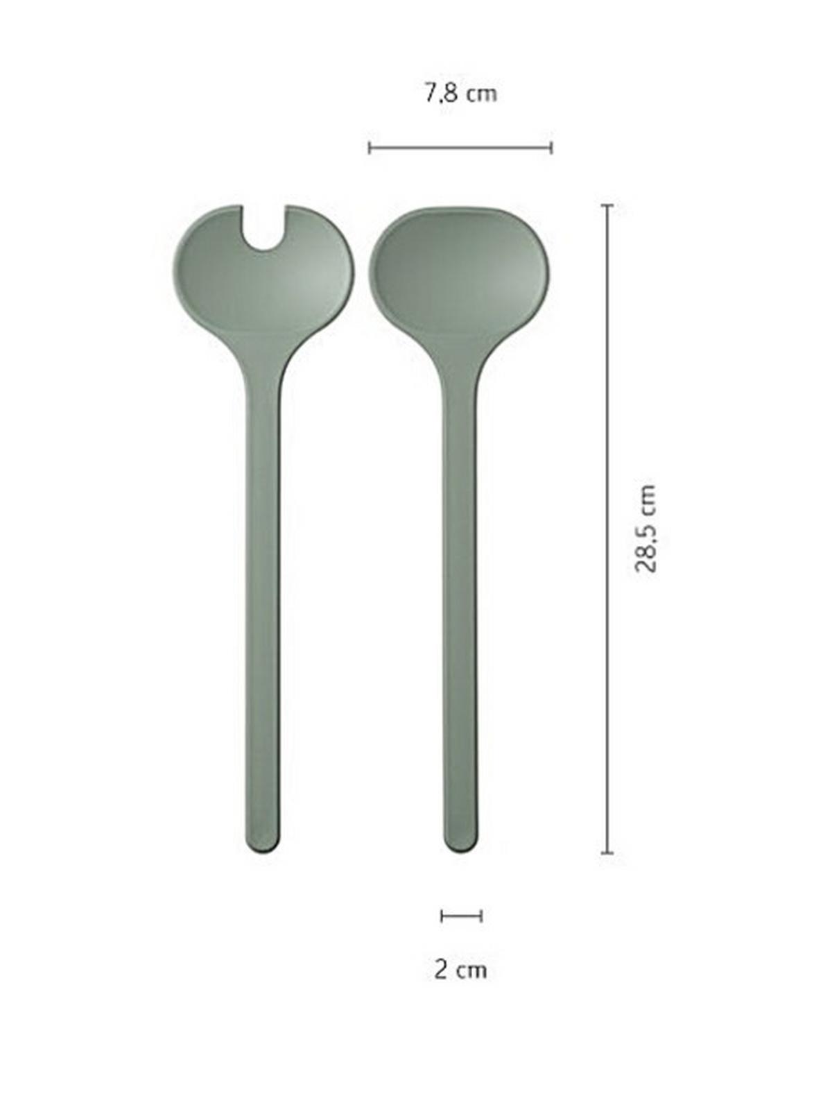 ZESTAW DO SAŁATEK 105941241100 - czarny, Konventionell (30,1/9,2cm) - Mepal