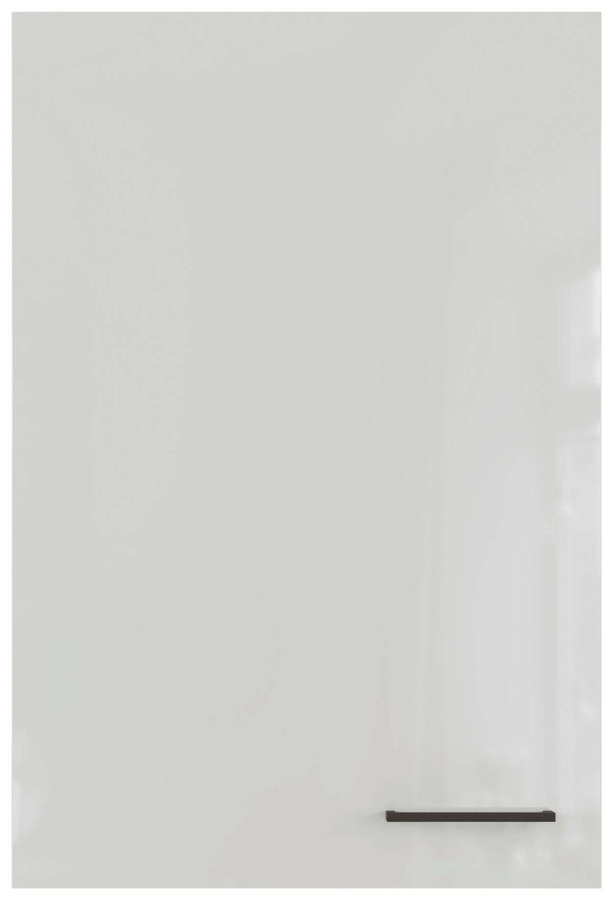 Kuhinjska Zgornja Omarica Levi, Svetlo Siva, Š. 60 Cm - črna/siva, Moderno, kovina/leseni material (60/89/32cm) - FlexWell