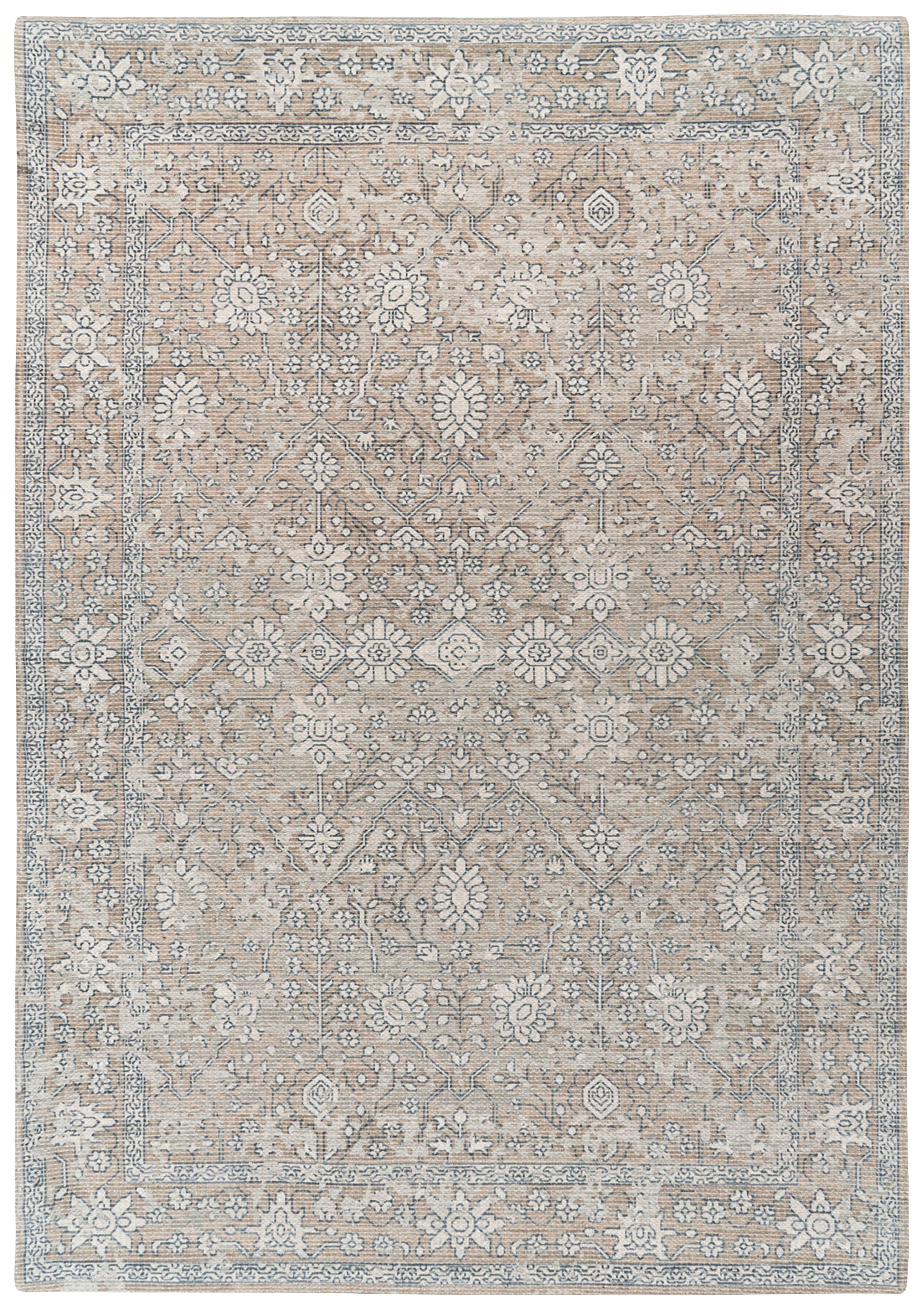 Vintage-teppich Percy 100 - Beige/Grün, Konventionell, Textil (120/170cm) - Kayoom