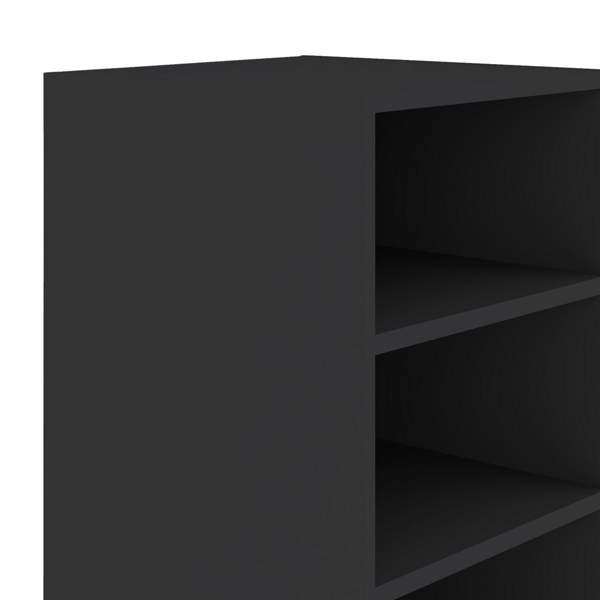 Etajeră UNIT-ELEMENTS MIDI - antracit, Modern, material pe bază de lemn (45,6/67,2/40cm) - Ondega