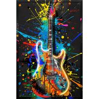 Led-es Olajfestmény Kb. 60/90cm - többszínű, Trend, műanyag/faalapú anyag (63/93/4cm)