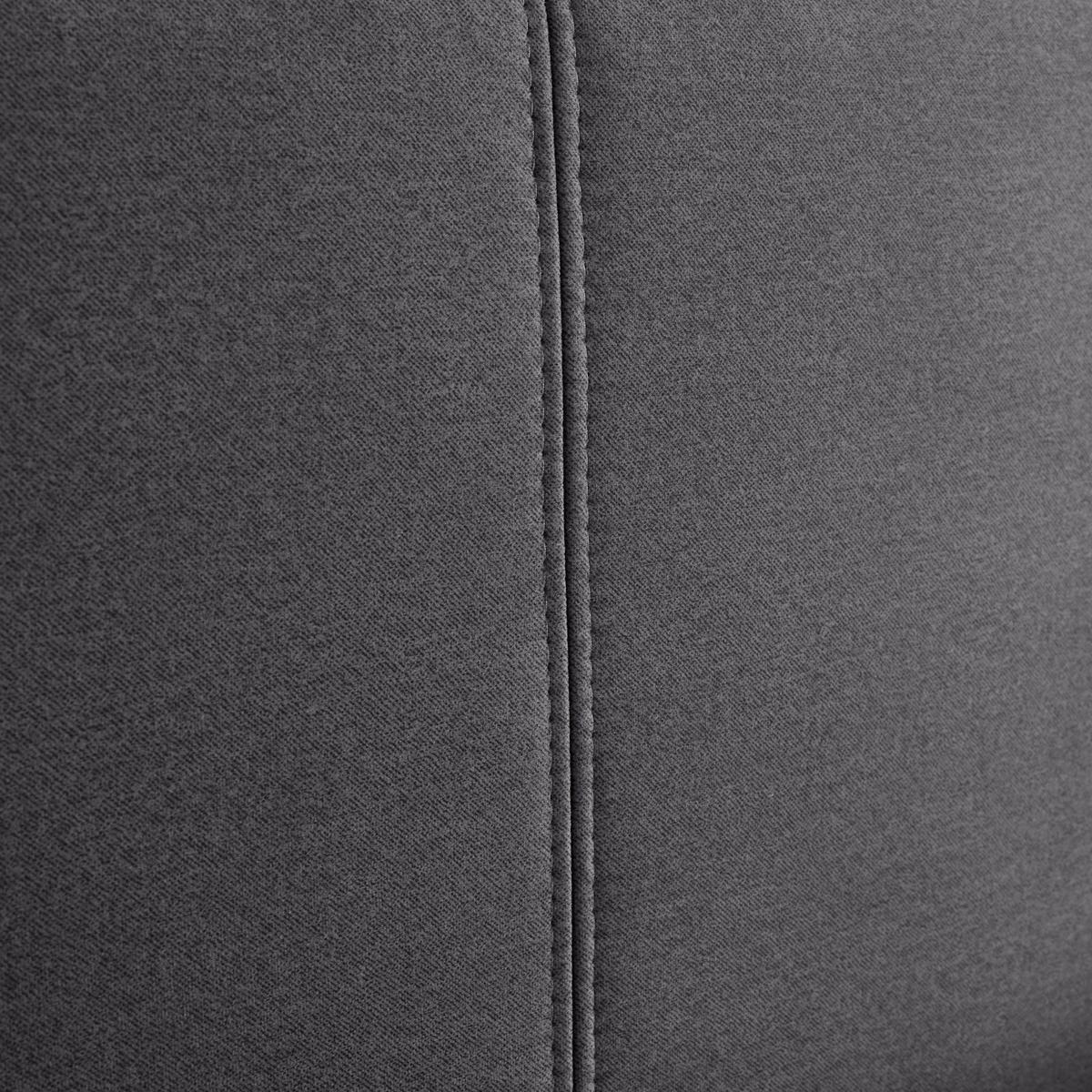Boxbett Rina ca. 180x200 cm Grau mit Topper - Naturfarben/Grau, MODERN, Holz/Textil (180/200cm) - Bessagi Home