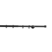 DRĄŻEK OKRĄGŁY - ZESTAW 68020-005 COSY - czarny, Basics, metal (160-280cm) - Homeware