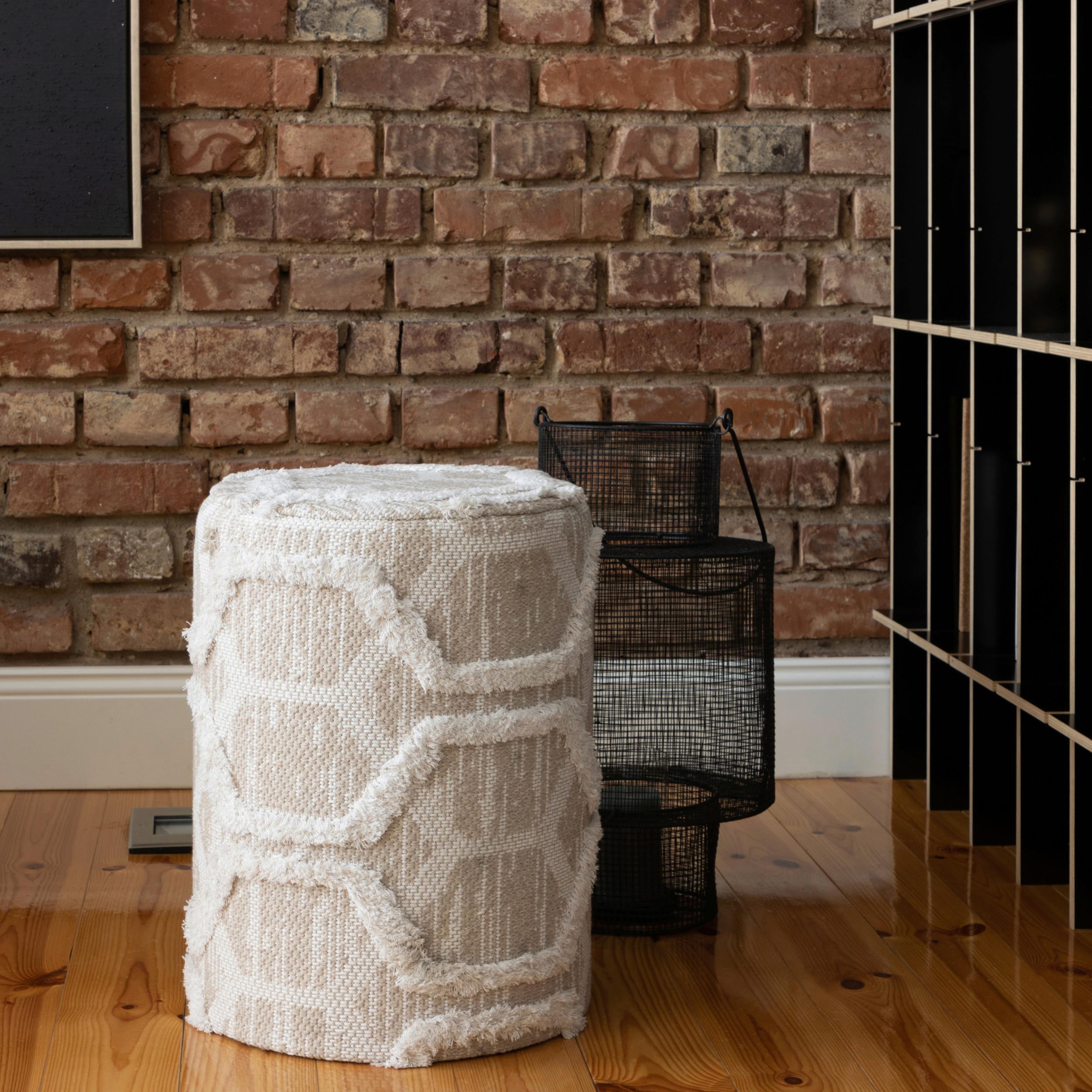 POUF MY NOMAD POUF SAND 111 - Sandfarben/Gelb, Design, Textil (47/36cm)