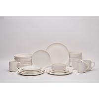 SERWIS OBIADOWO-ŚNIADANIOWY MARBELLA - beżowy, Trend, ceramika - Novel