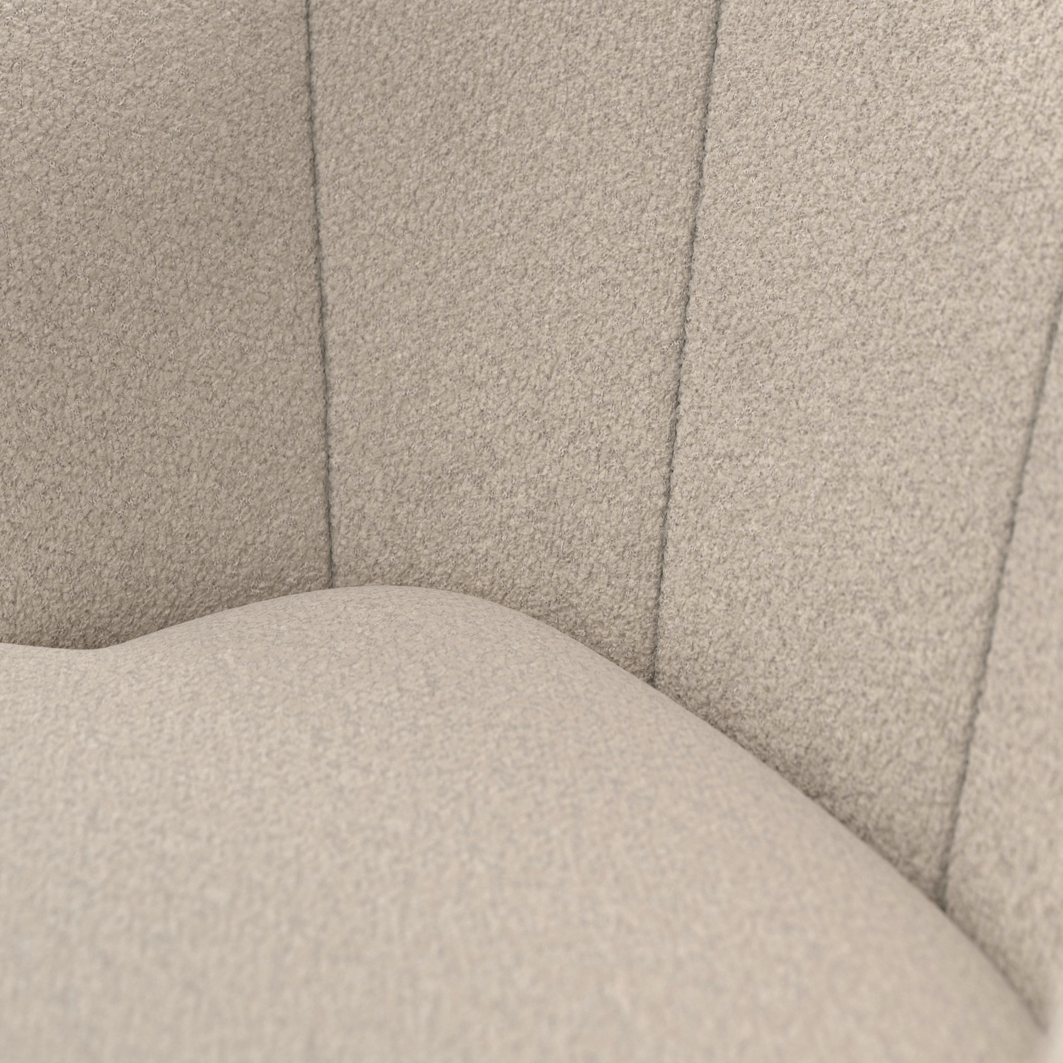 STOL ZOEY - beige/svart, Modern, metall/trä (48/79/61cm) - Bessagi Home
