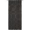 Verdunkelungsvorhang Glamour Schwarz ca. 140x245cm - Schwarz/Kupferfarben, LIFESTYLE, Textil (140/245cm) - Modern Living