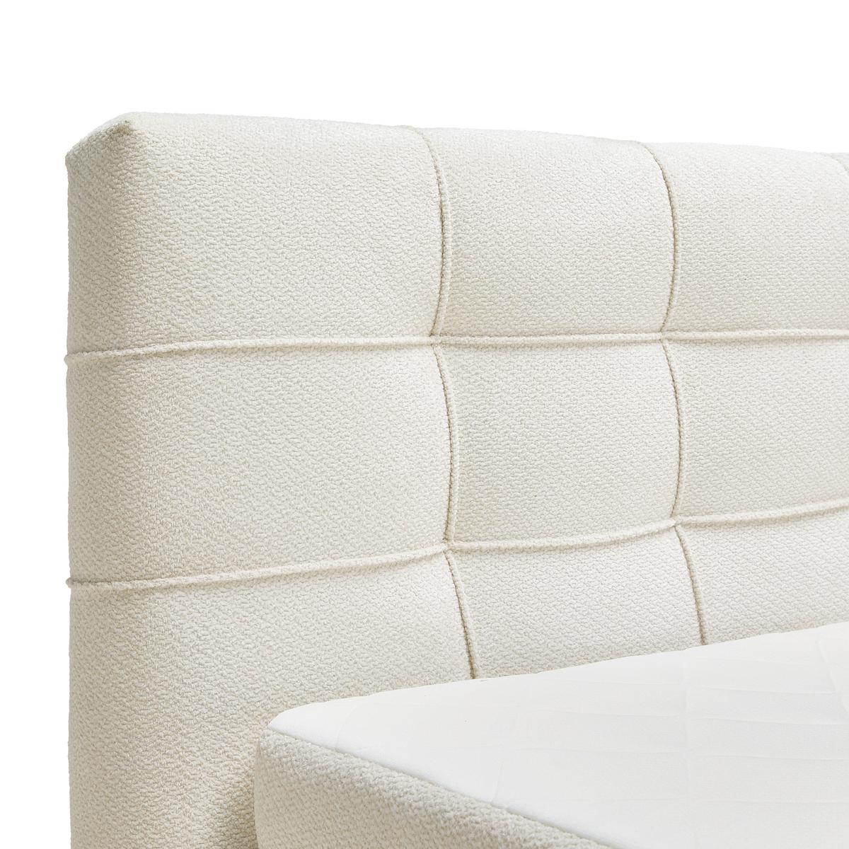 Boxspringbett Fano Beige ca. 180x200cm - Beige/Schwarz, KONVENTIONELL, Kunststoff/Textil (180/200cm) - Mömax