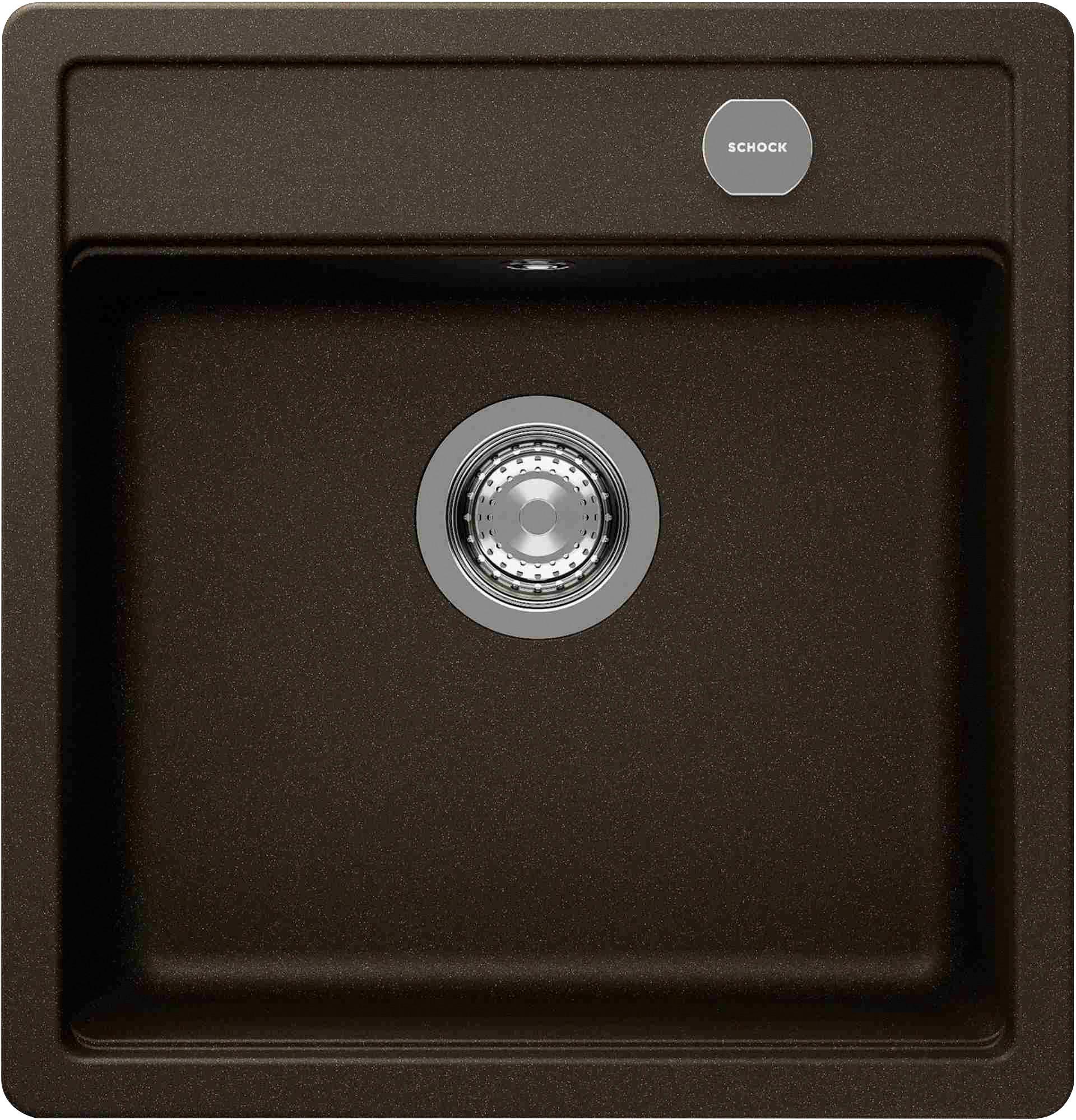 Spüle MONN100SABRO Bronzefarben - Bronzefarben, MODERN, Stein (49/51cm) - Schock