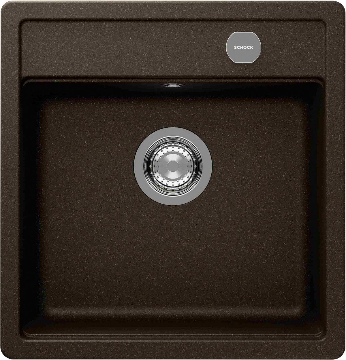 Spüle MONN100SABRO Bronzefarben - Bronzefarben, MODERN, Stein (49/51cm) - Schock