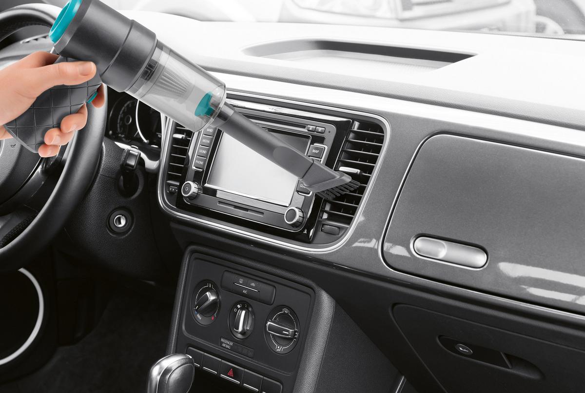 Akku-Handstaubsauger Cleanmaxx max. 40 Watt - Blau/Grau, Kunststoff/Metall (33,5/17,5/5,5cm)