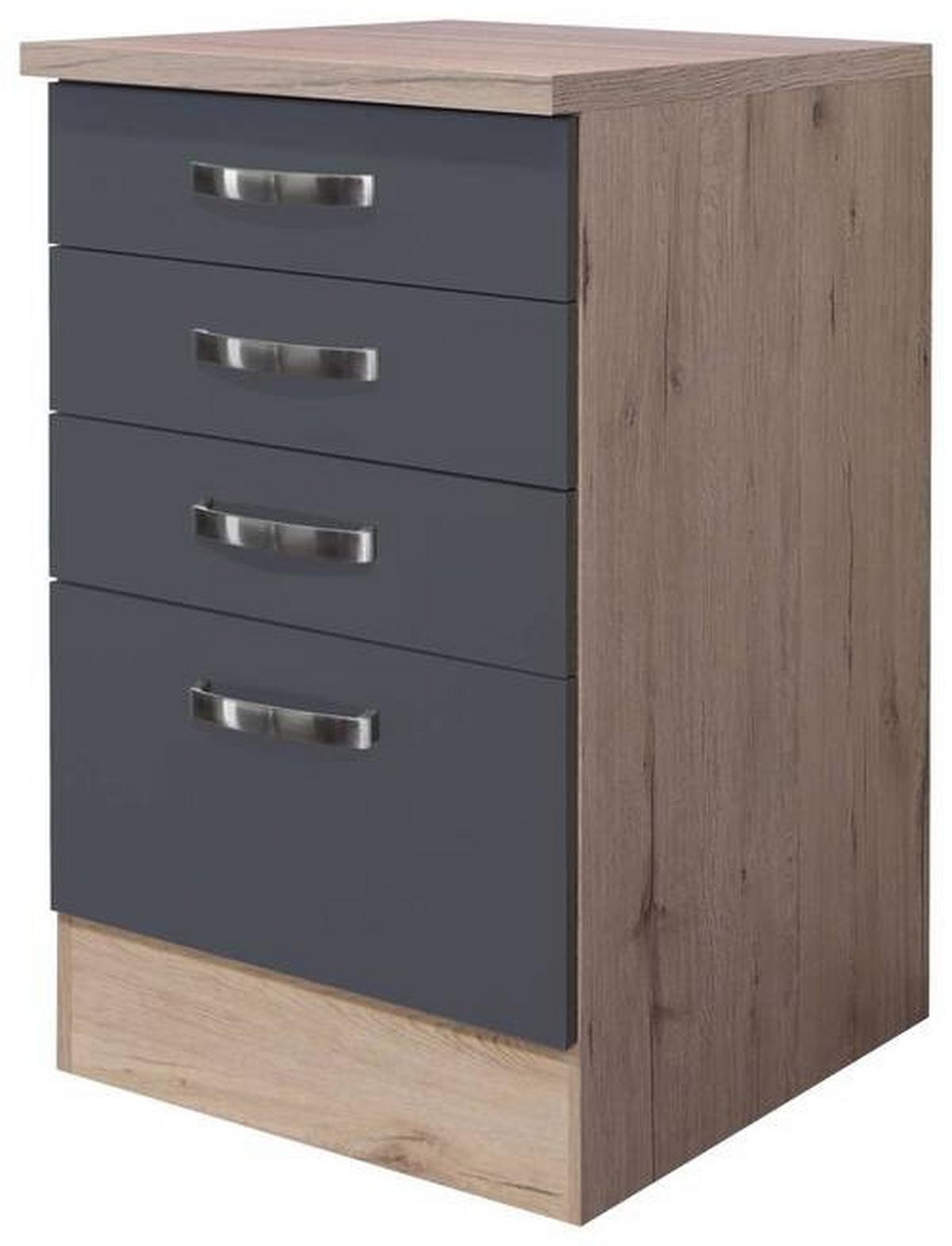 CORP CU SERTARE BUCĂTĂRIE SHADOW   USSA50 - gri închis/stejar San Remo, Modern, material pe bază de lemn (50/85/60cm)
