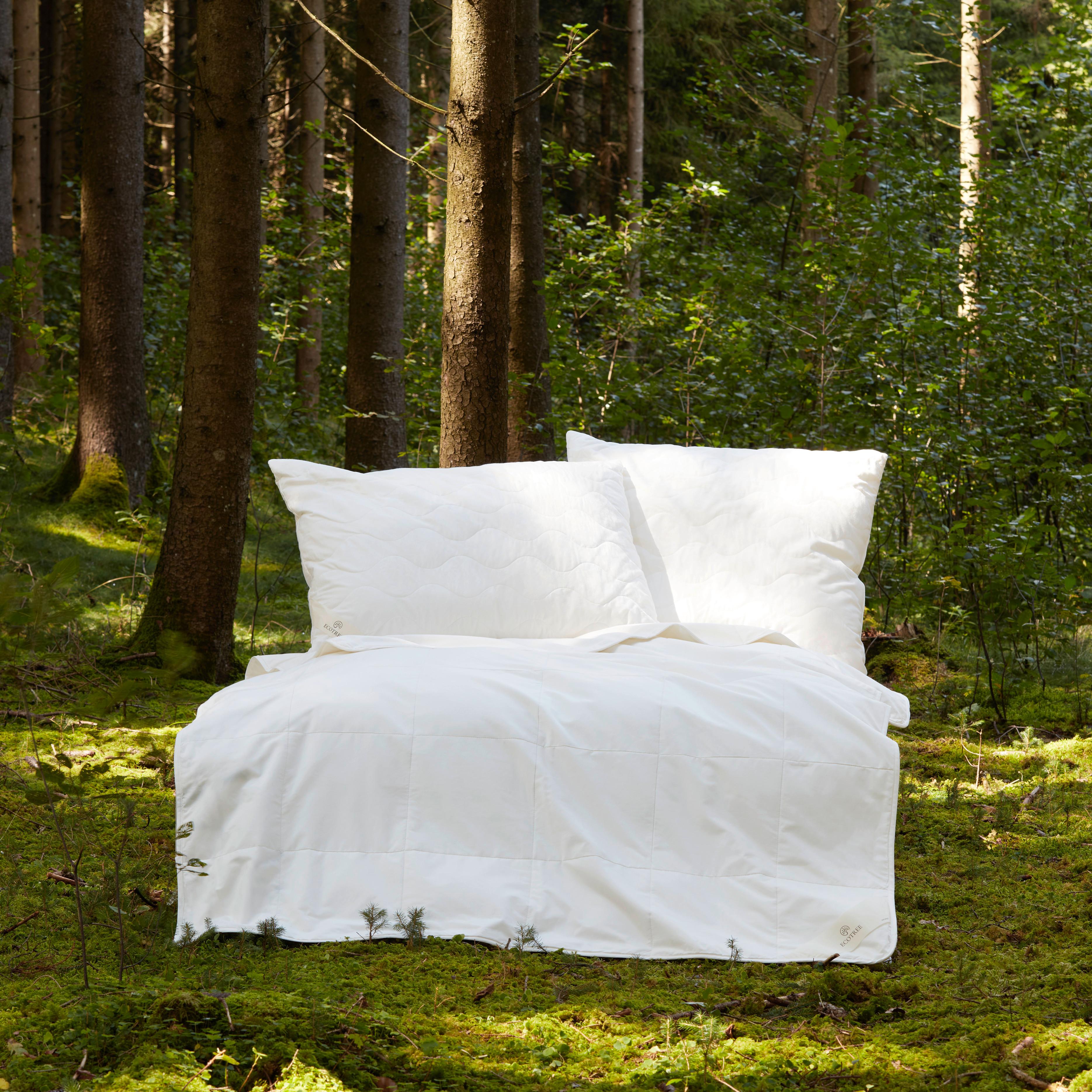 Odeja Bamboo, Ca. 135-140x200 Cm - bela, Moderno, tekstil (135-140/200cm) - ecoTree
