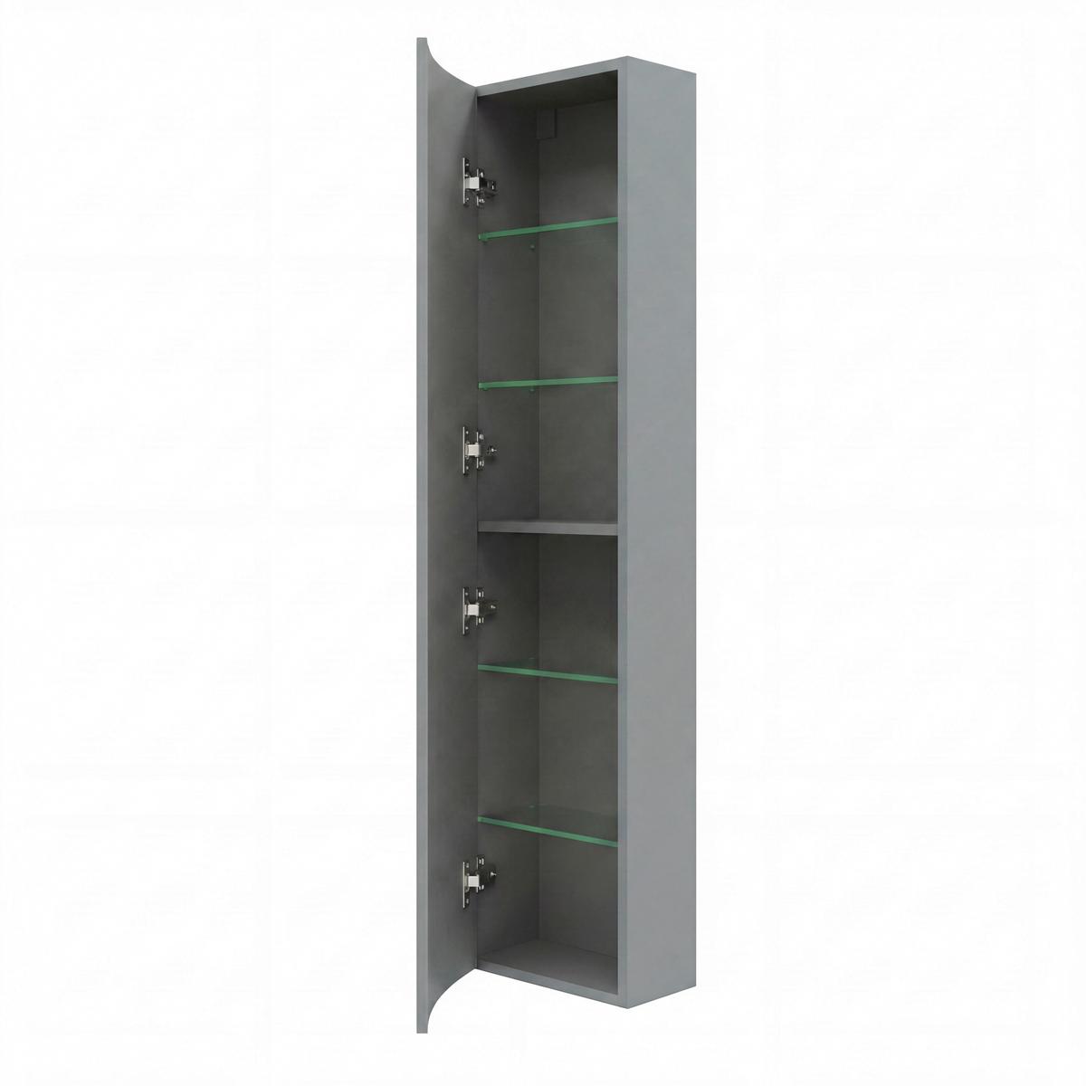 Visoki Element Lyra - boje lave, Basics, staklo/drvni materijal (31.5/139/20cm)