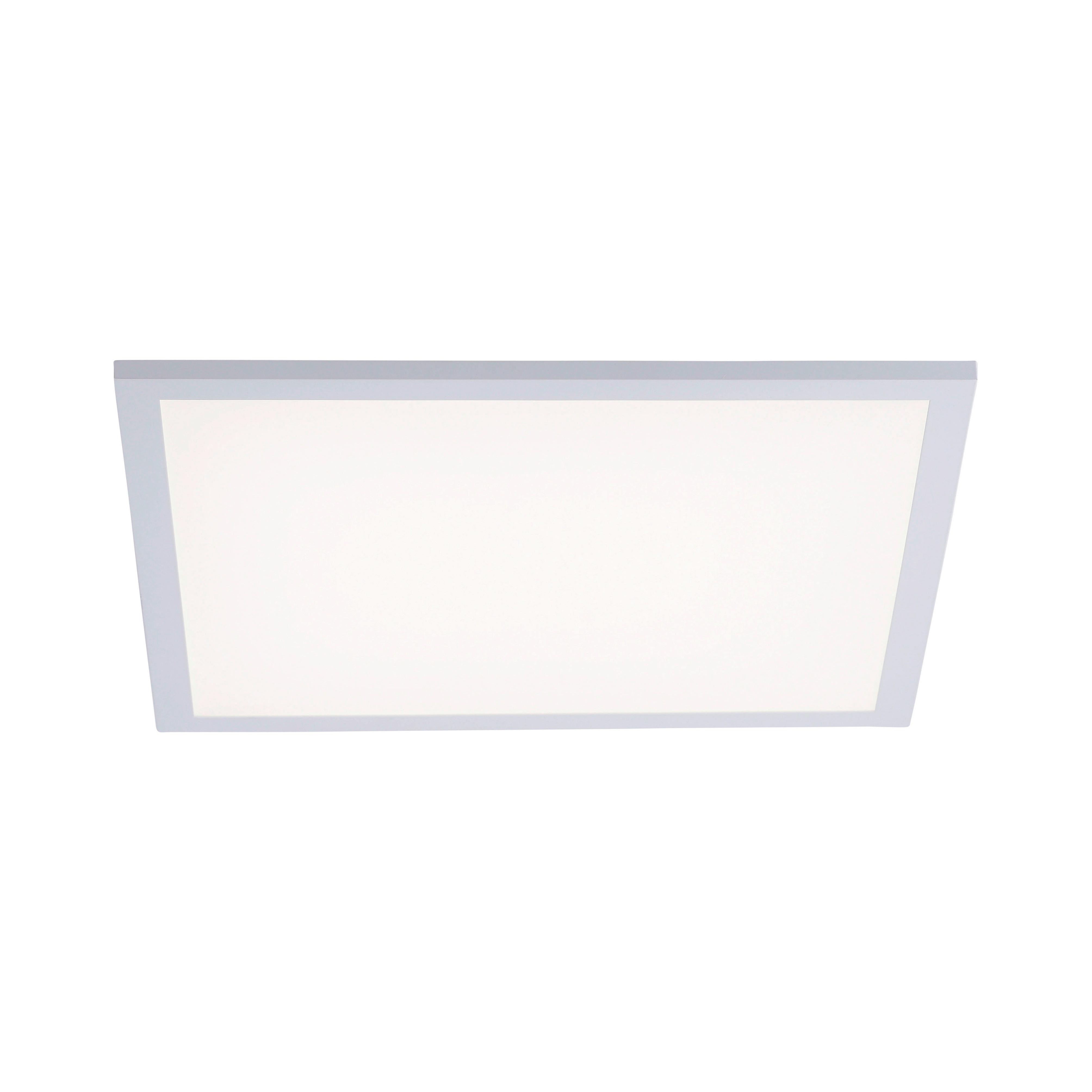 LED-Deckenleuchte Lolasmart max. 24 Watt - Weiß, MODERN, Kunststoff/Metall (45/45/5,6cm)