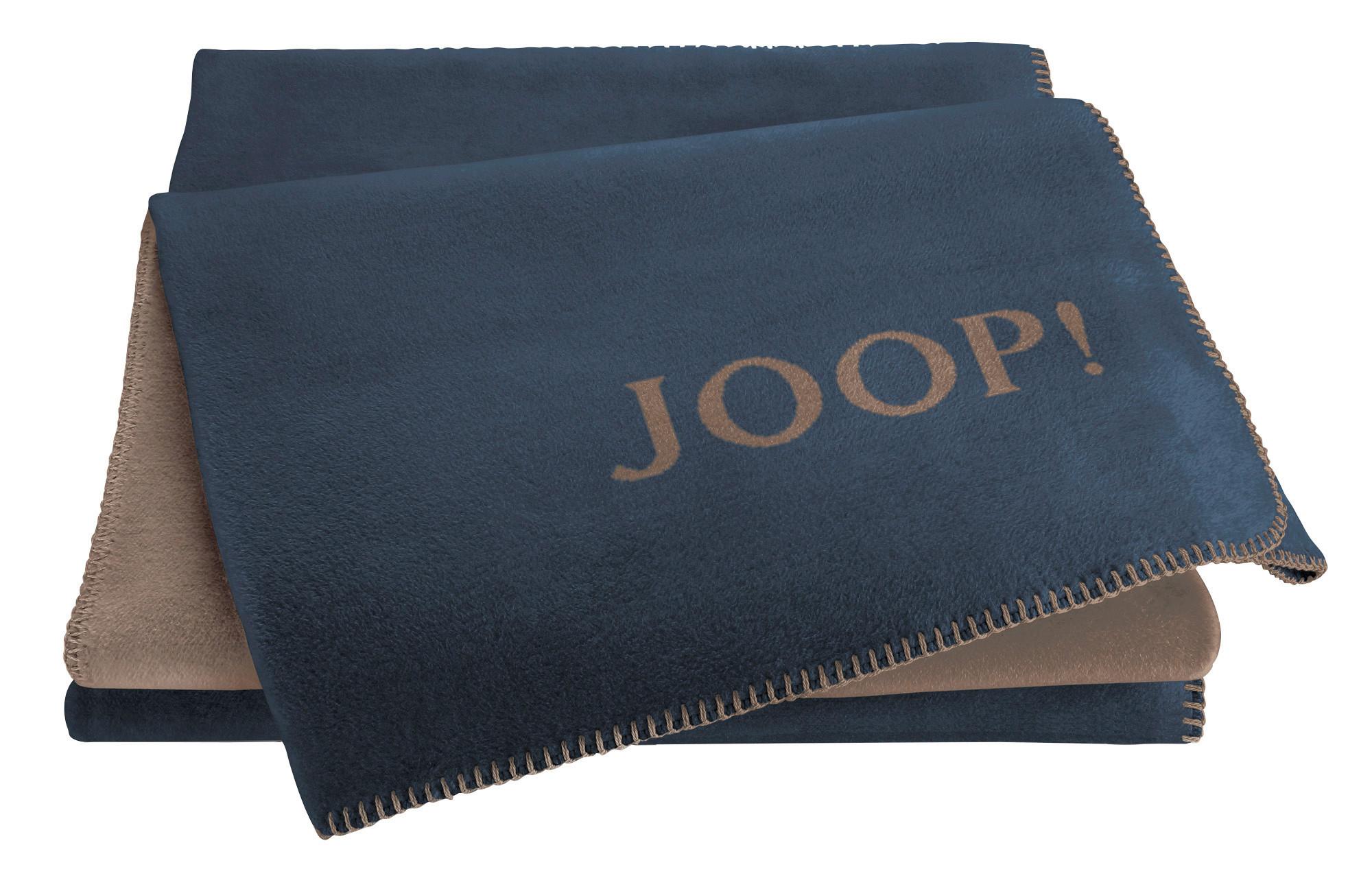 KOC DOMOWY JOOP! UNI DOUBLEFACE - ciemnoniebieski/ciemnobrązowy, Konventionell, tkanina (150/200cm) - Joop!