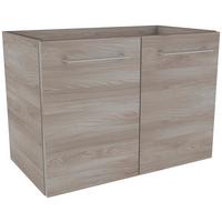 Waschtischunterschrank "Lima", esche - Chromfarben/Eschefarben, MODERN, Holzwerkstoff/Metall (59/42/33cm) - MID.YOU