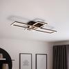 LED-Deckenleuchte Ferm in Schwarz max. 24 Watt - svart, Modern, plast (65/34,8/7,3cm) - Premium Living