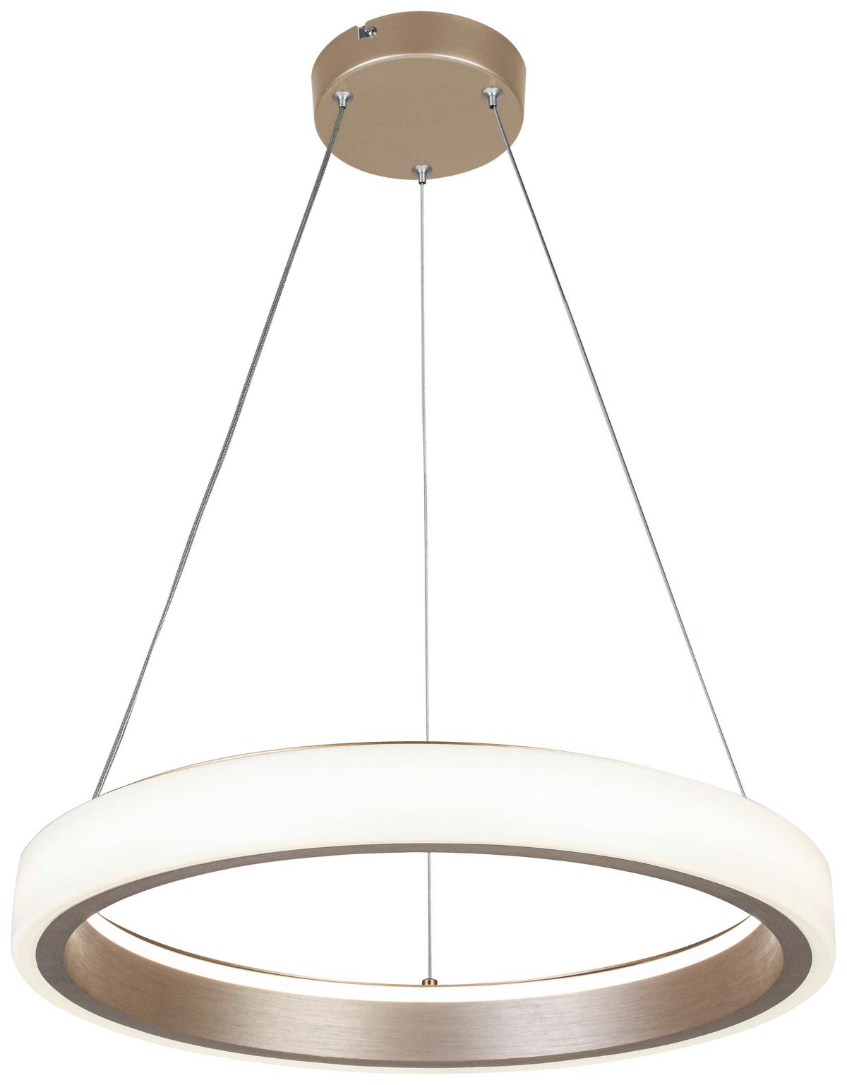 LAMPA WISZĄCA TERESA - biały/cappuccino, Trend, tworzywo sztuczne/metal (50/120cm) - Collet's Monde