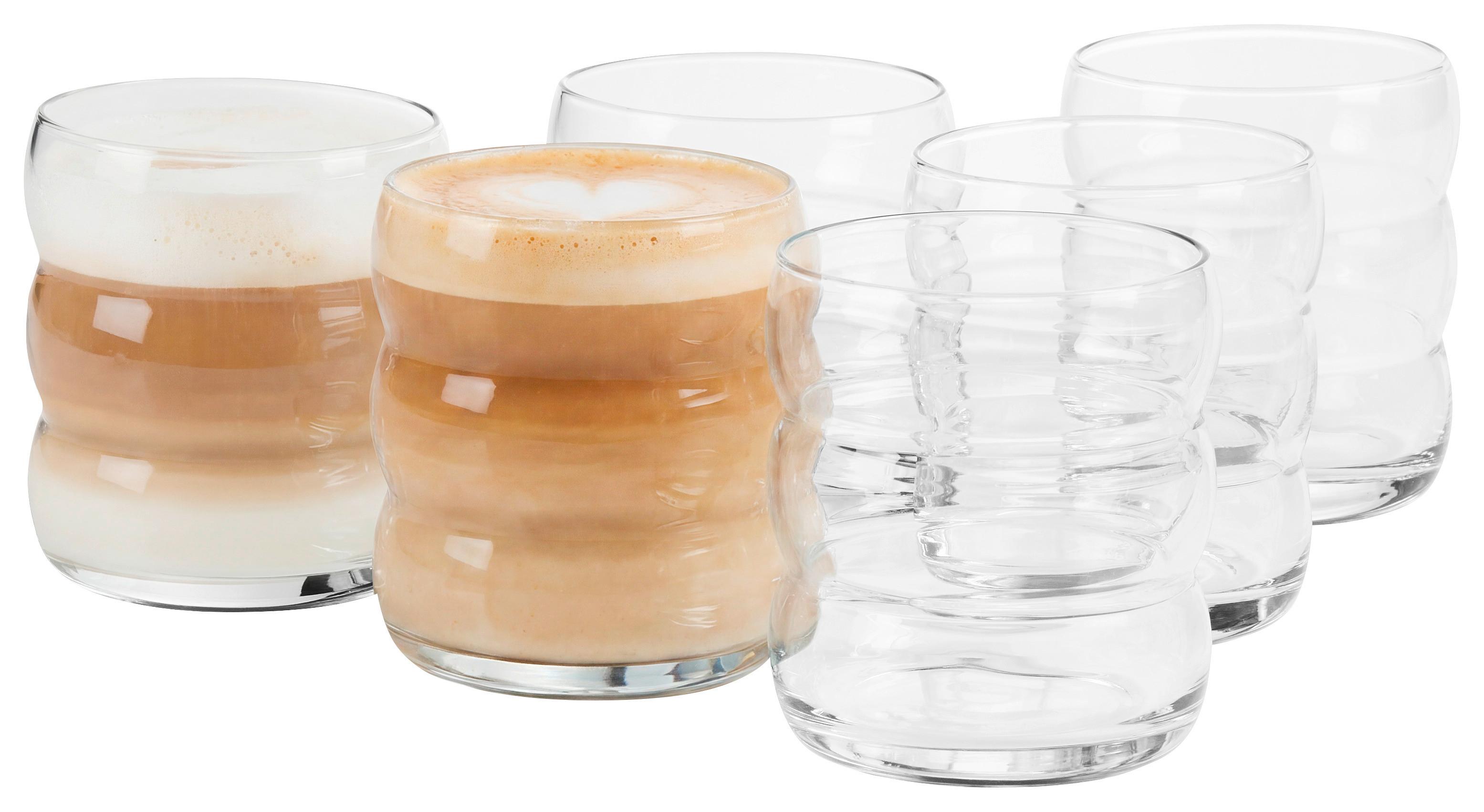 DRICKSGLAS I SET BELLY - klar, Modern, glas (7,8cm) - Mömax