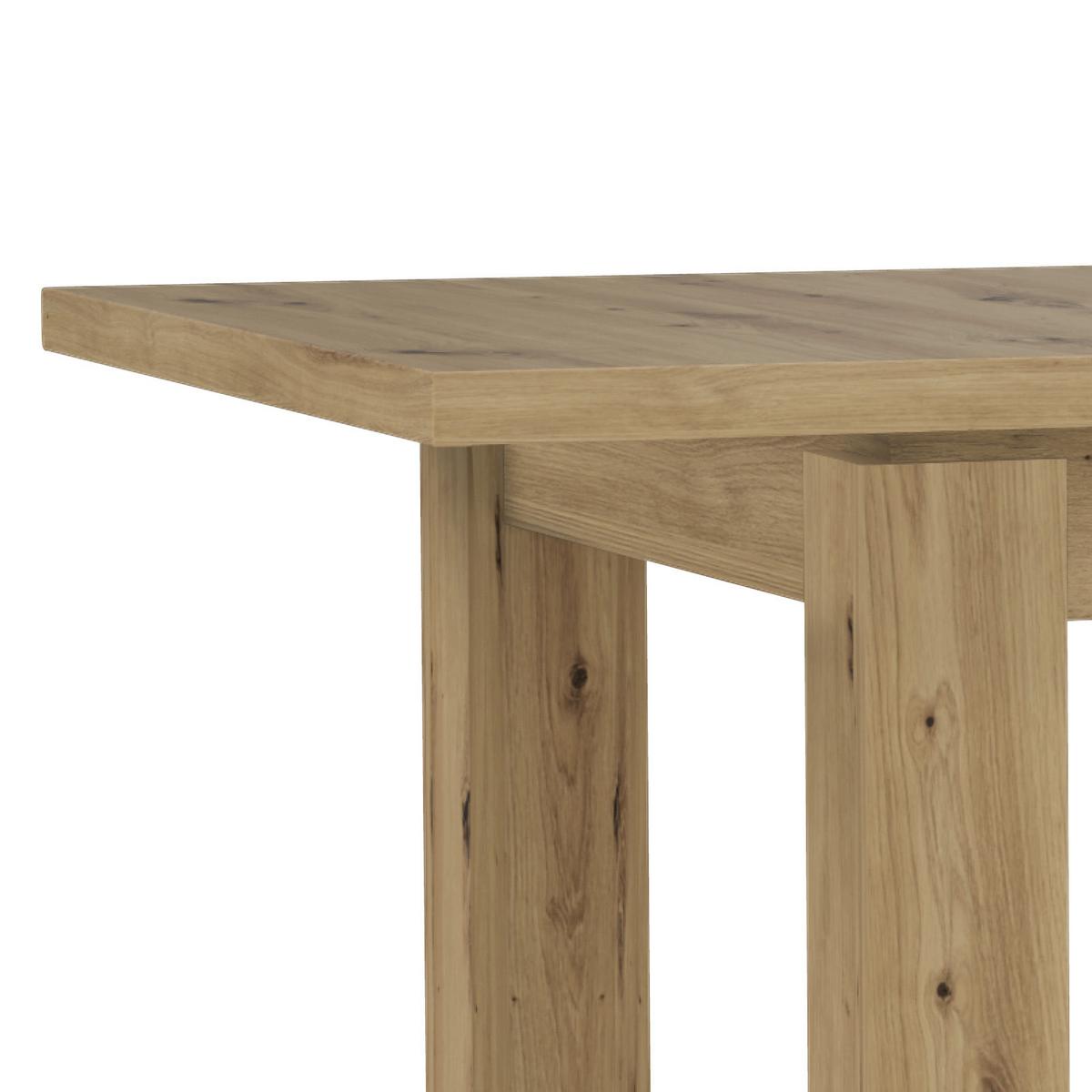 Esstisch Trondheim ca. 160x90 cm Eiche - Eichefarben, MODERN, Holzwerkstoff/Kunststoff (160/90/76cm) - MID.YOU