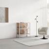 VITRINSKÅP AMY -EXKLUSIV- - beige/ekfärgad, Modern, metall/trämaterial (80/93,5/35cm) - Mömax