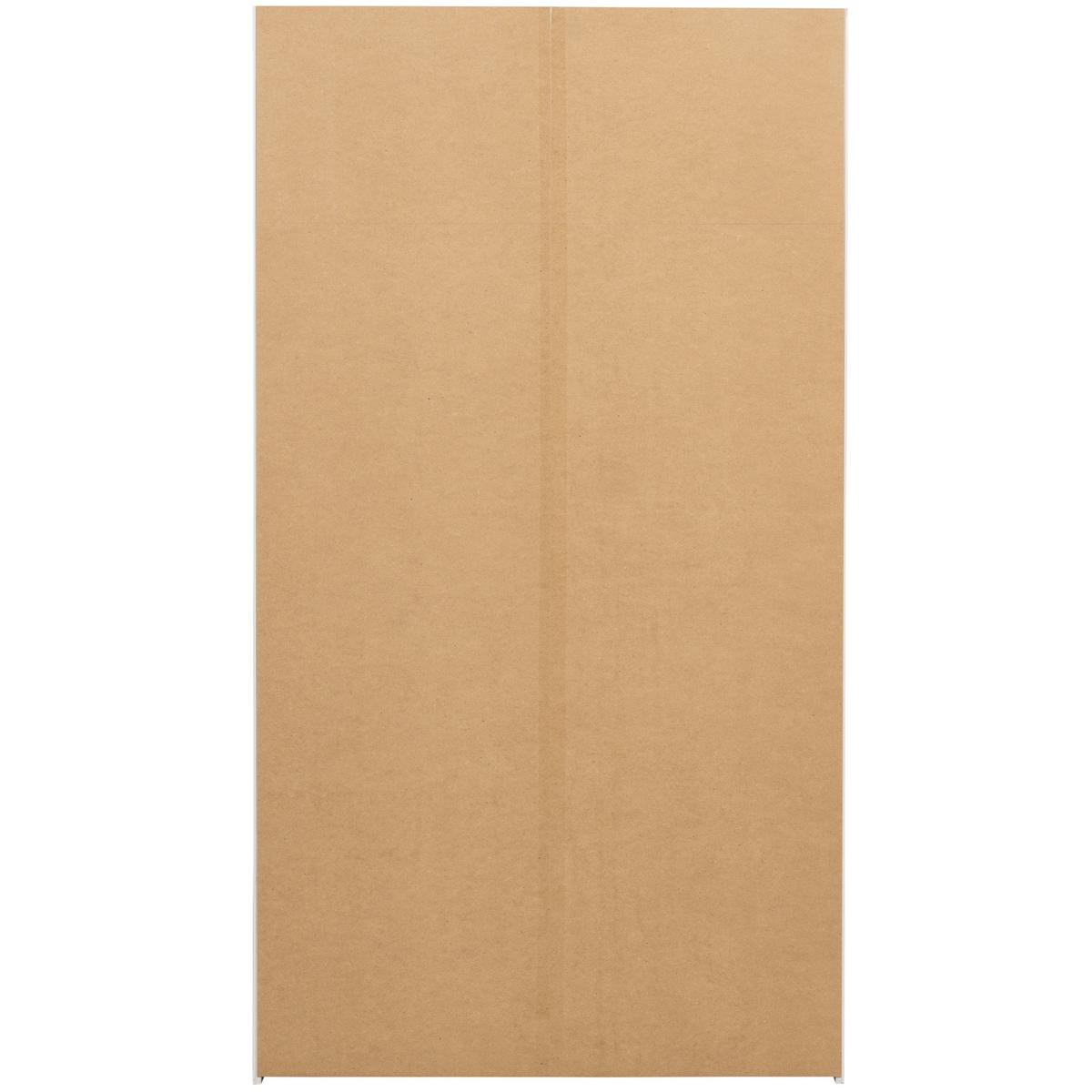 Drehtürenschrank Sipke Weiß - Weiß, Basics, Holz (110/210/55cm) - MID.YOU