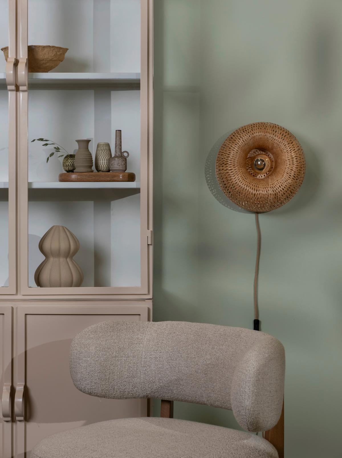 Stenska Svetilka Barbados, Bambus - naravne barve, Basics, naravni materiali (35/15cm) - Good & Mojo