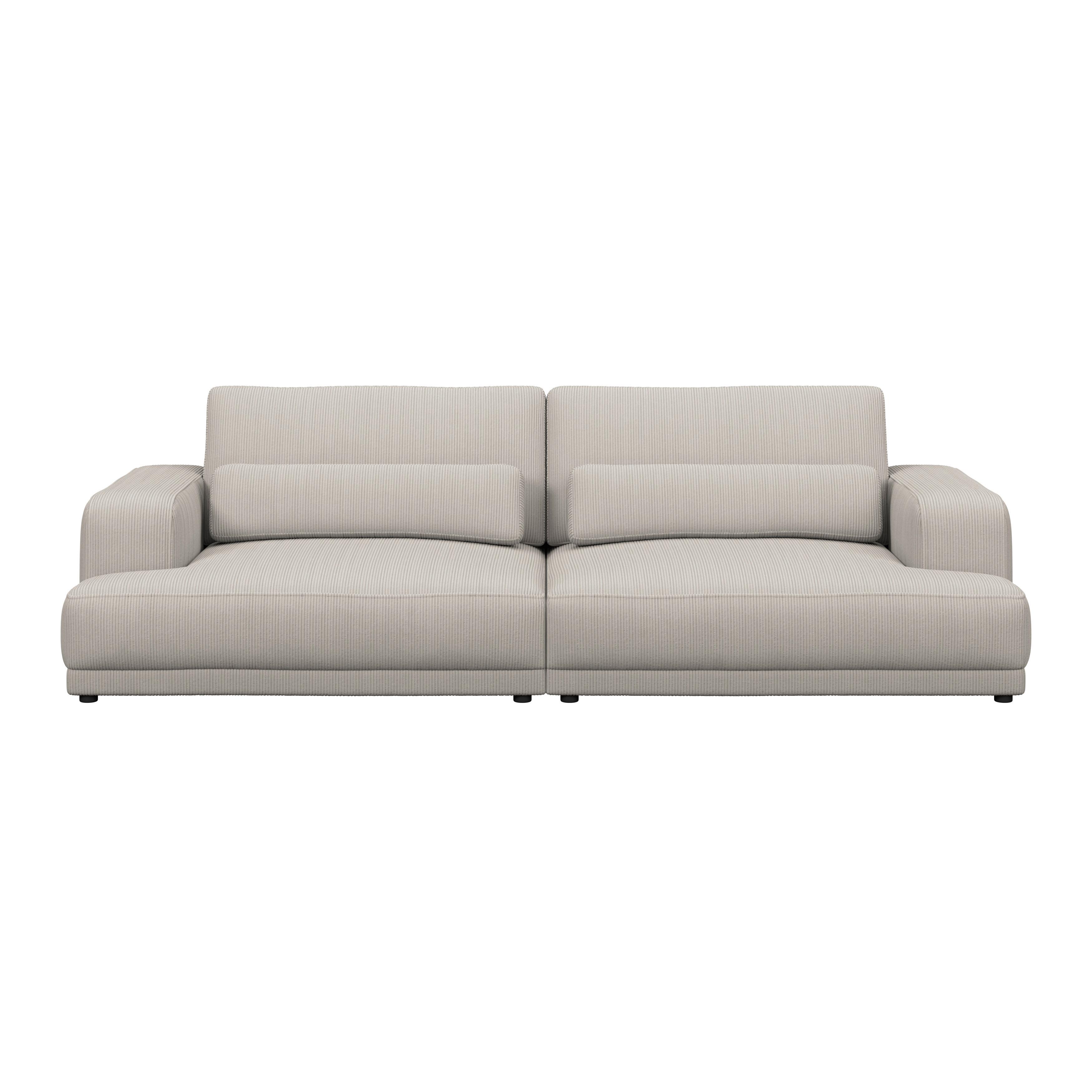 Velika Sofa Savona - boje sedefa, Trend, tekstil (260/77/111cm) - Luca Bessoni